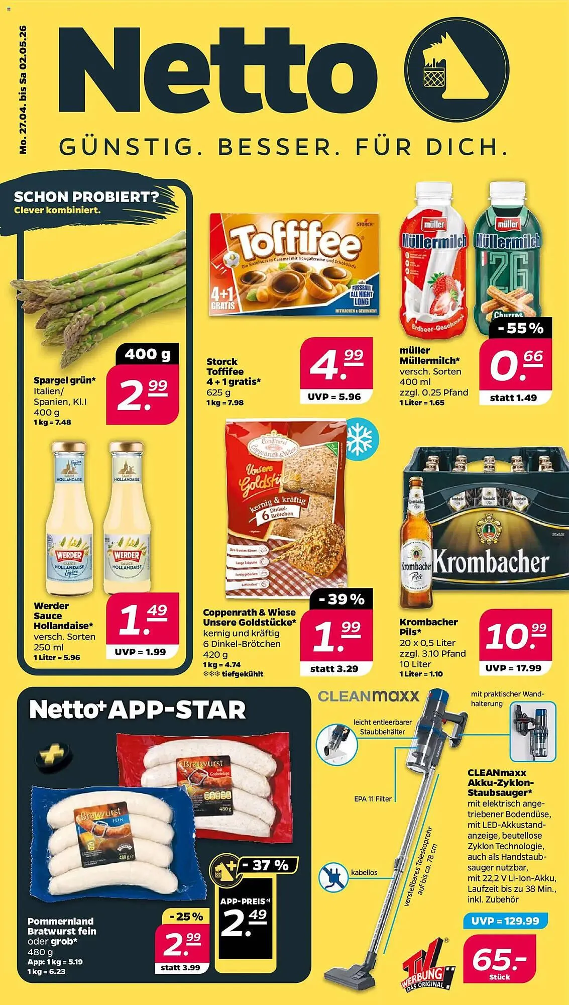NETTO Prospekt von 27. April bis 2. Mai 2026 - Prospekt seite 1