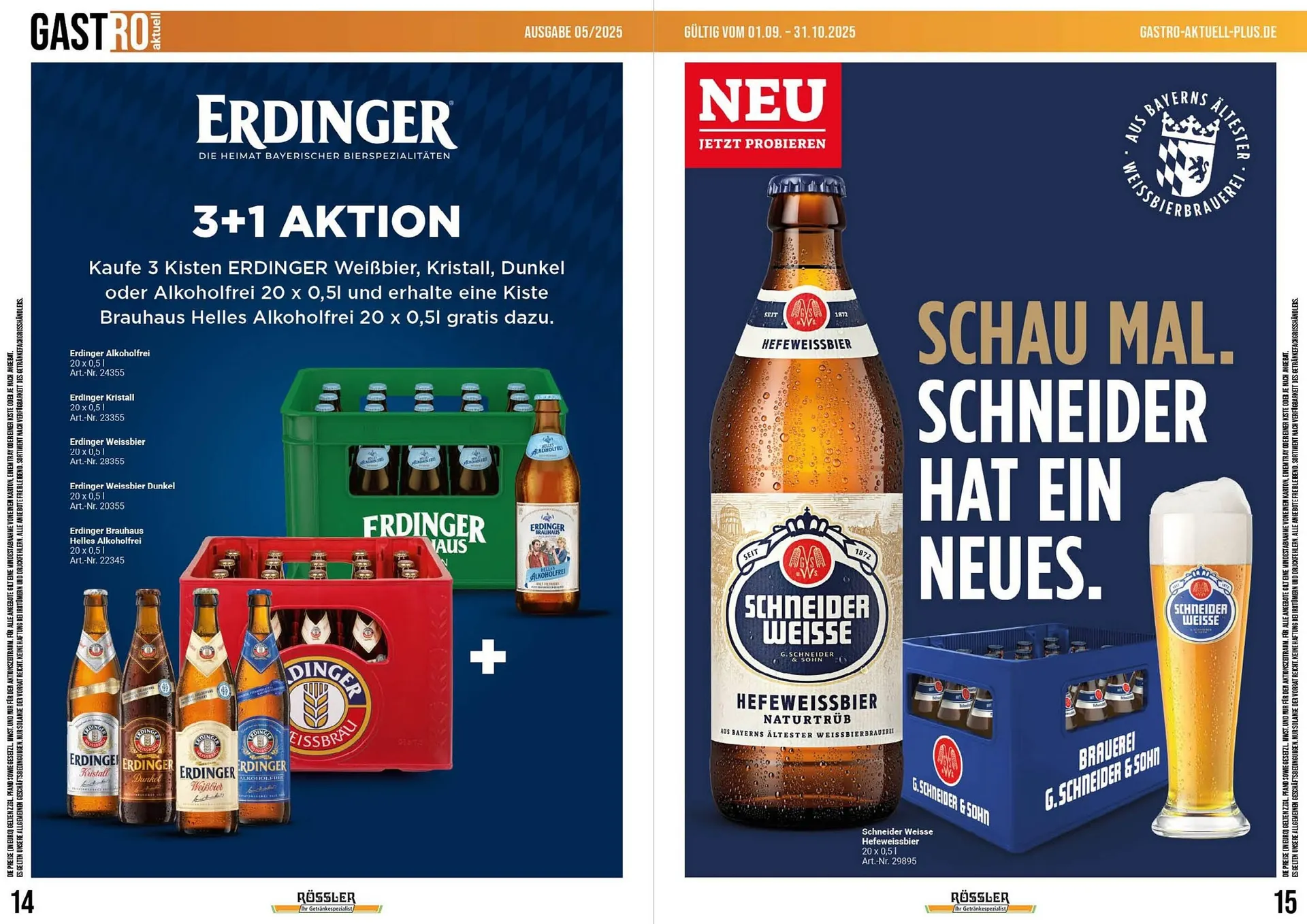 Getränke Rössler Prospekt von 1. Oktober bis 31. Oktober 2025 - Prospekt seite 8