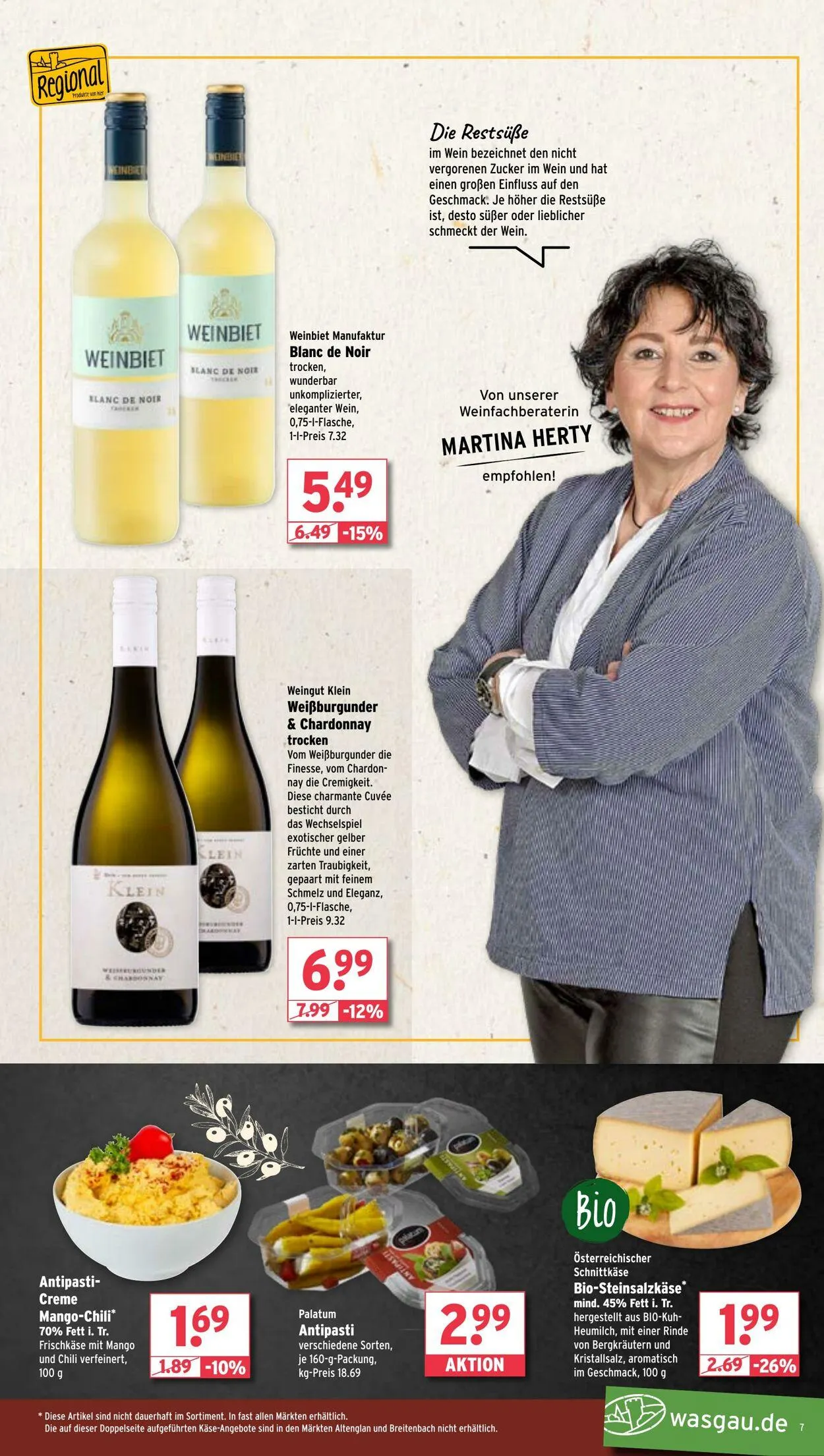 WASGAU Aktueller Prospekt von 27. Juli bis 10. August 2025 - Prospekt seite 7