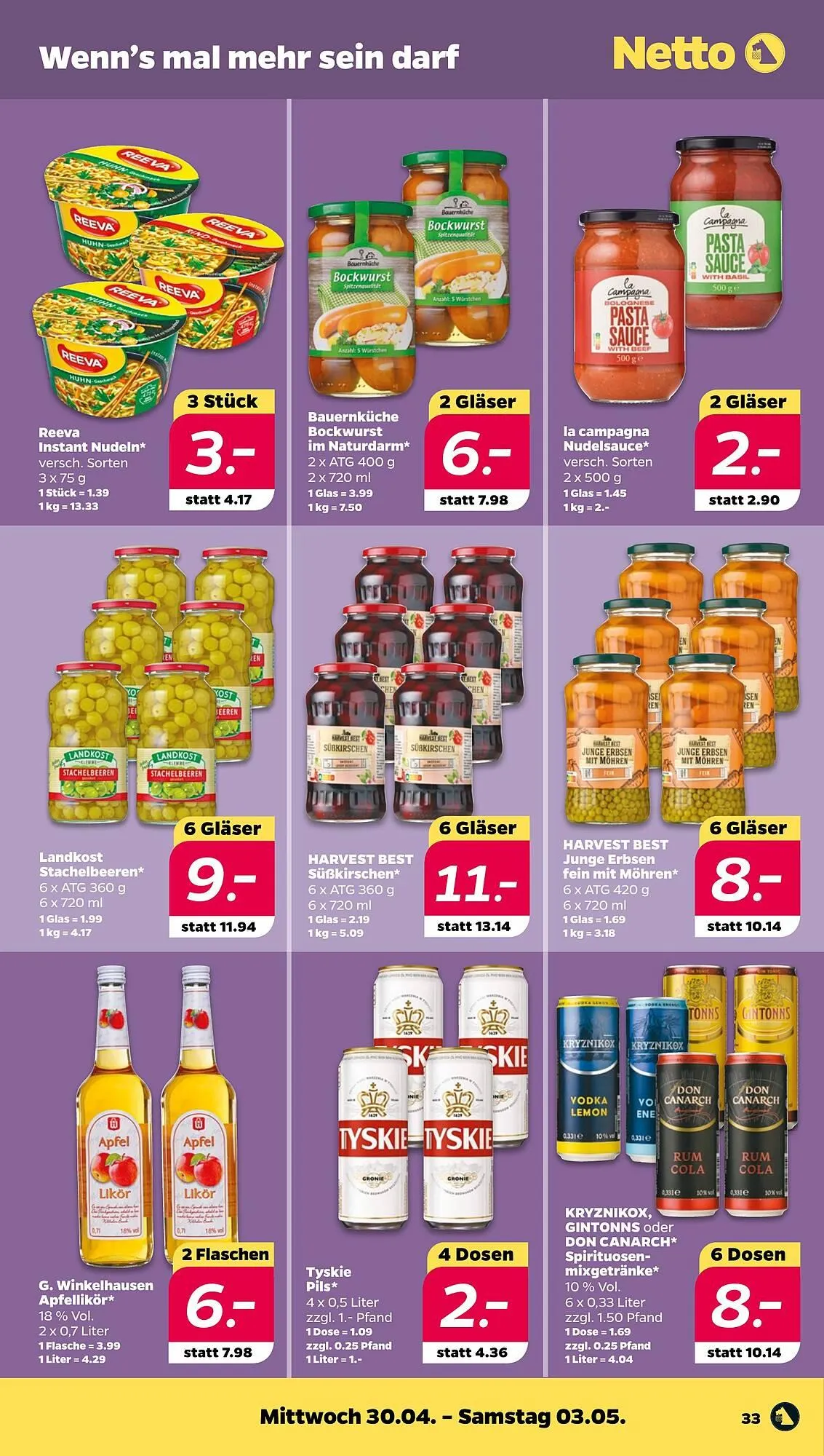 NETTO Prospekt von 28. April bis 3. Mai 2025 - Prospekt seite 33