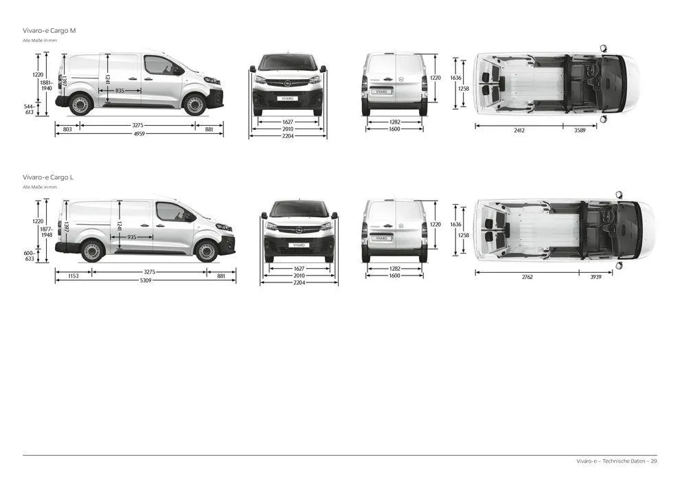 Opel Vivaro-e Cargo von 27. Februar bis 27. Februar 2025 - Prospekt seite 29
