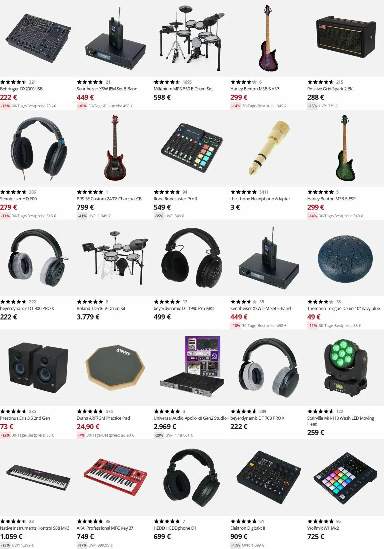 Thomann Aktueller Prospekt von 15. Dezember bis 24. Dezember 2025 - Prospekt seite 6