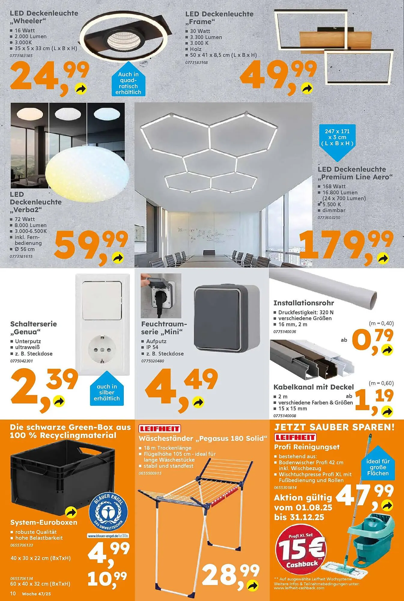 Globus Baumarkt Prospekt von 16. November bis 22. November 2025 - Prospekt seite 10