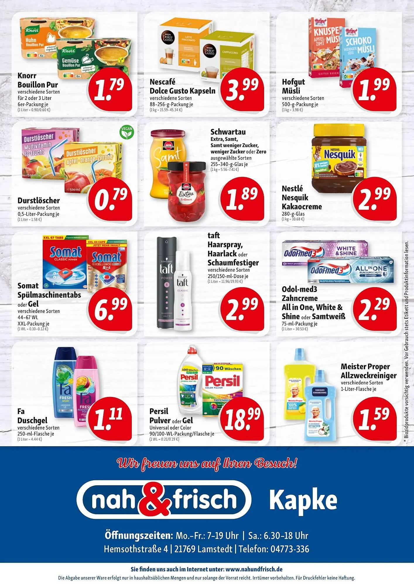 Nah & Frisch Prospekt von 27. April bis 2. Mai 2026 - Prospekt seite 12