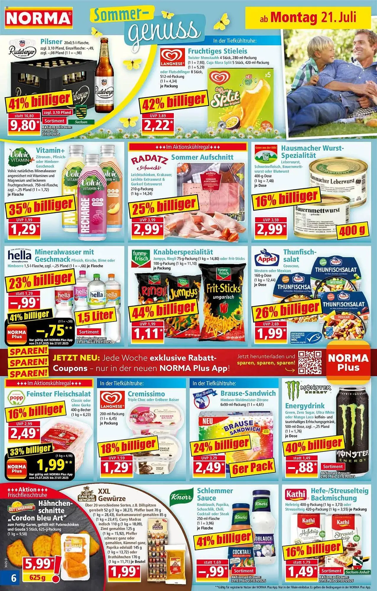 Norma Prospekt von 21. Juli bis 26. Juli 2025 - Prospekt seite 6