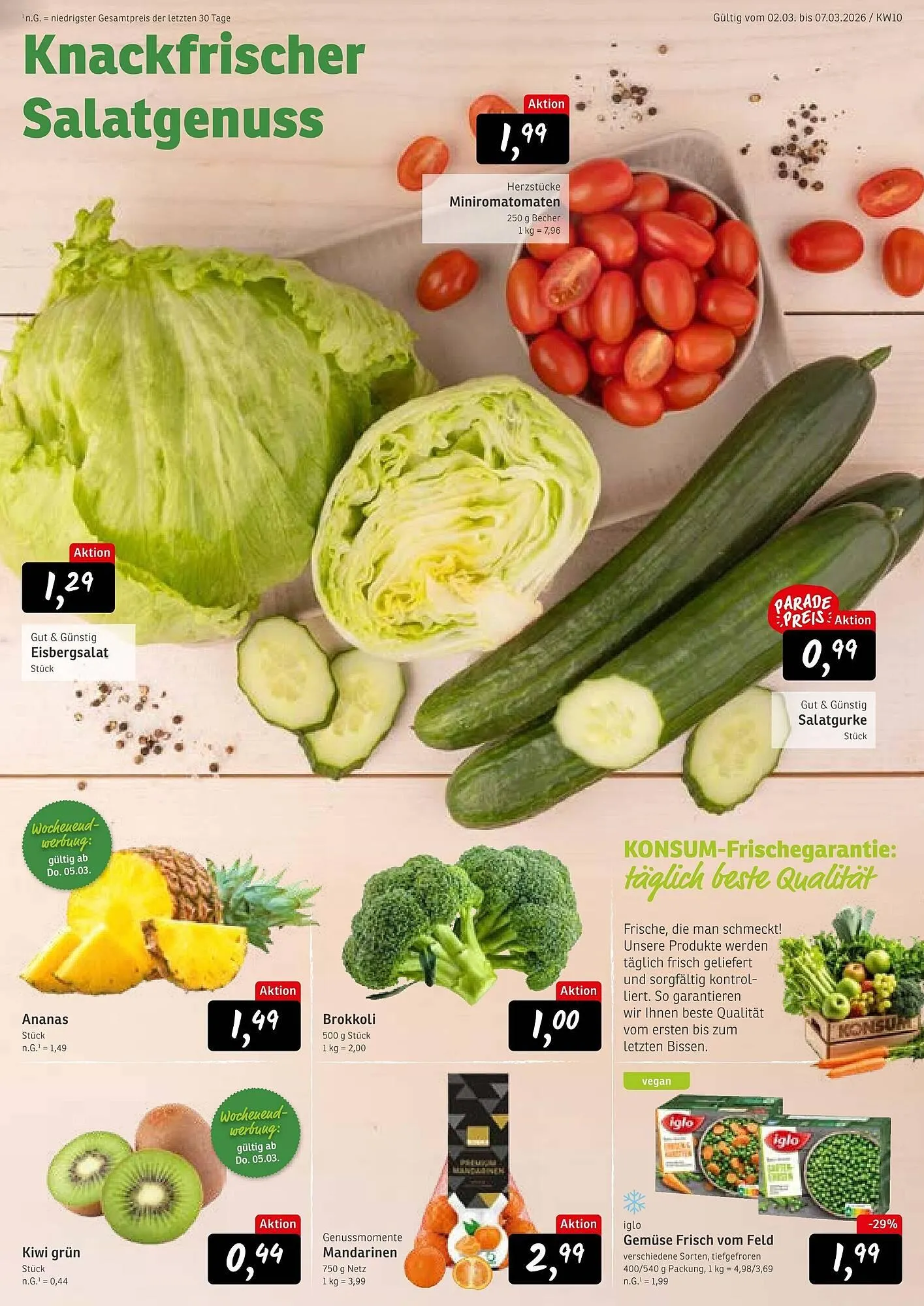 KONSUM Prospekt von 2. März bis 7. März 2026 - Prospekt seite 5