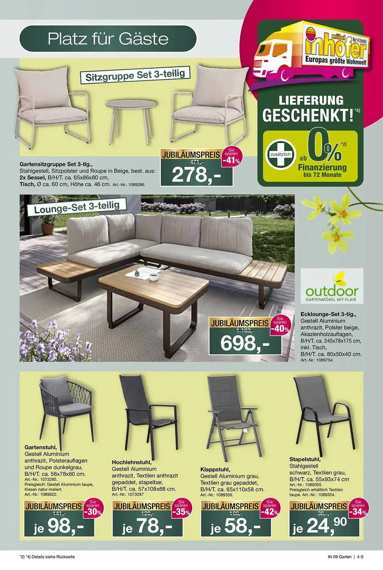 Möbel Inhofer Prospekt von 16. April bis 2. Mai 2026 - Prospekt seite 5