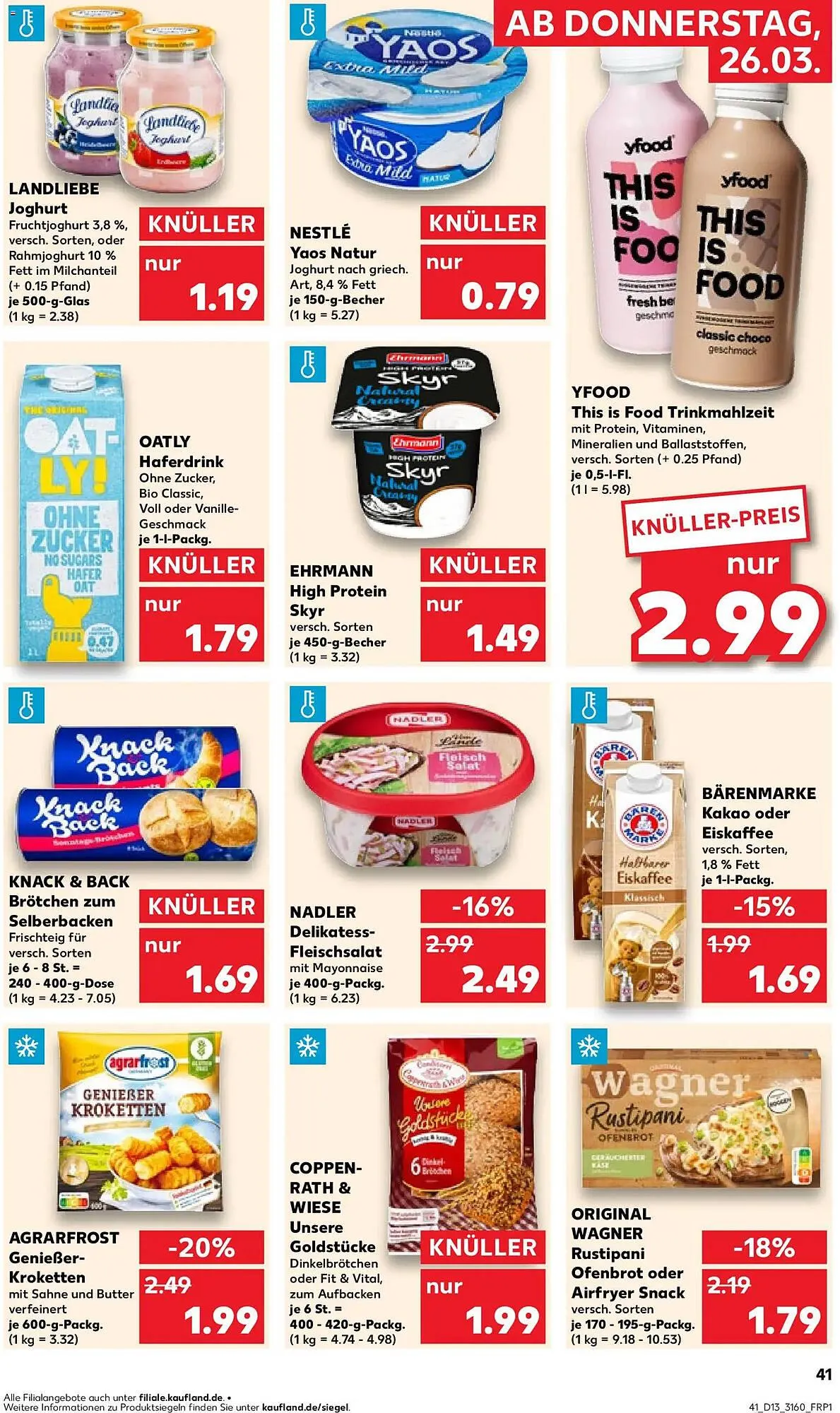 Kaufland Prospekt von 26. März bis 1. April 2026 - Prospekt seite 41