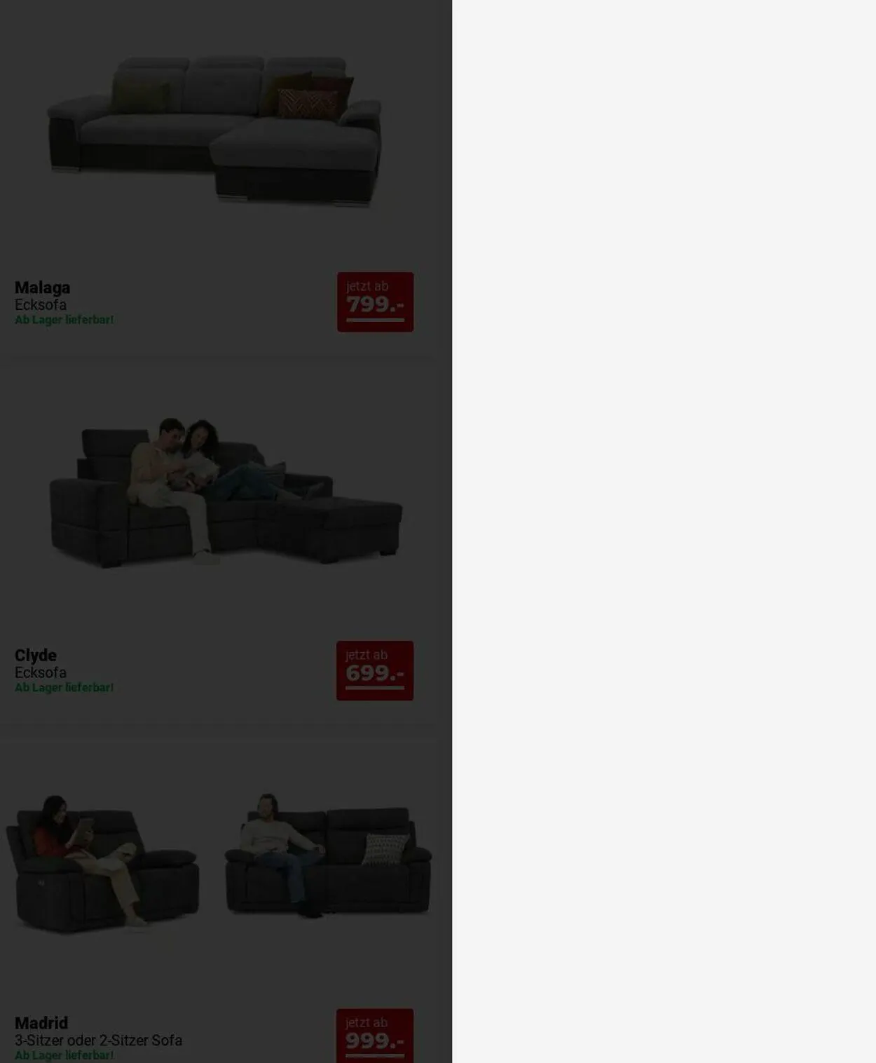 Seats and Sofas von 15. Dezember bis 24. Dezember 2025 - Prospekt seite 11