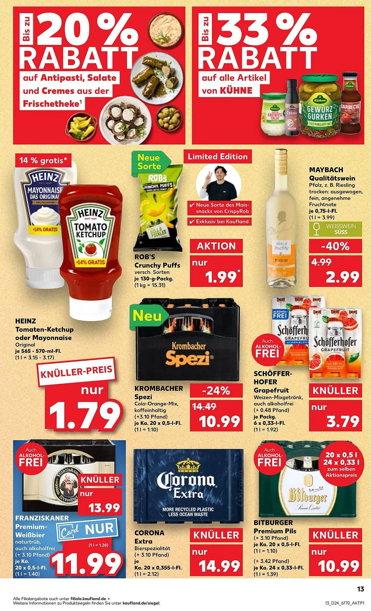 Kaufland Prospekt von 12. Juni bis 18. Juni 2025 - Prospekt seite 13