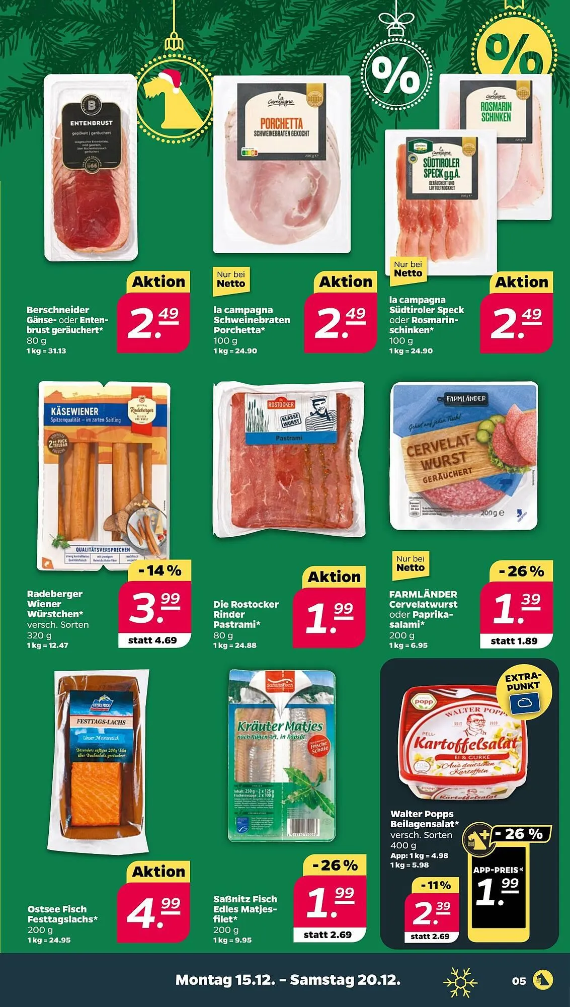 NETTO Prospekt von 15. Dezember bis 20. Dezember 2025 - Prospekt seite 5