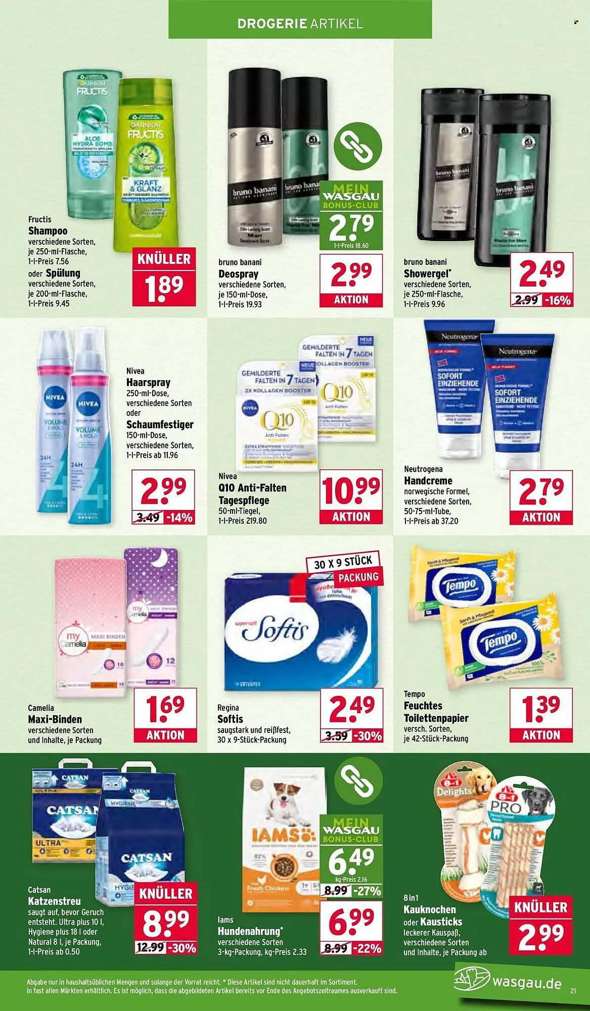 Wasgau Prospekt von 12. Januar bis 17. Januar 2026 - Prospekt seite 21