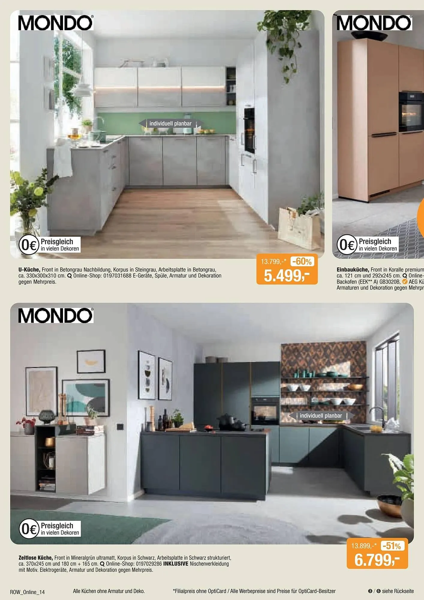 Opti Wohnwelt Prospekt von 9. Dezember bis 19. Dezember 2026 - Prospekt seite 14