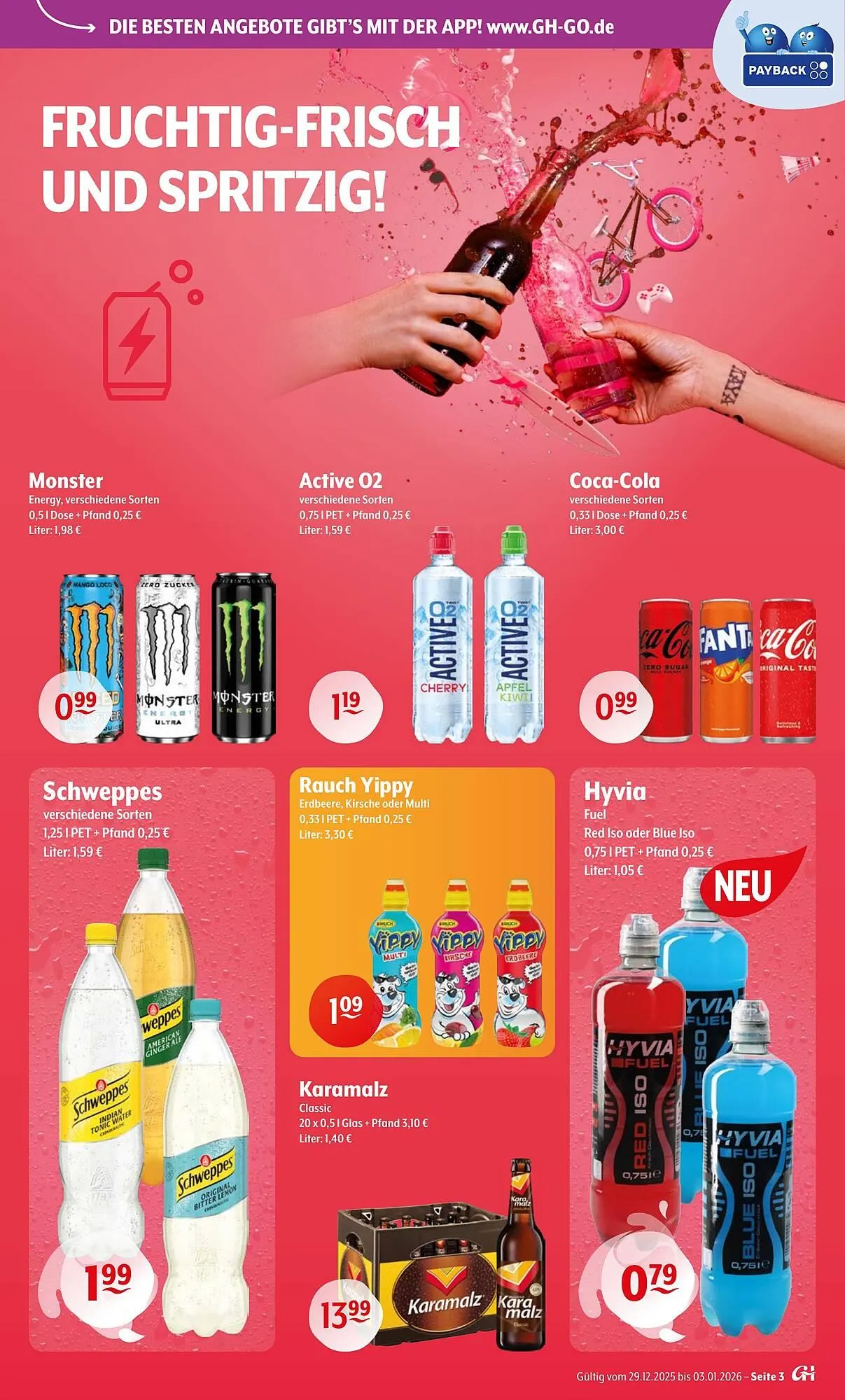 Getränke Hoffmann Prospekt von 29. Dezember bis 3. Januar 2026 - Prospekt seite 3