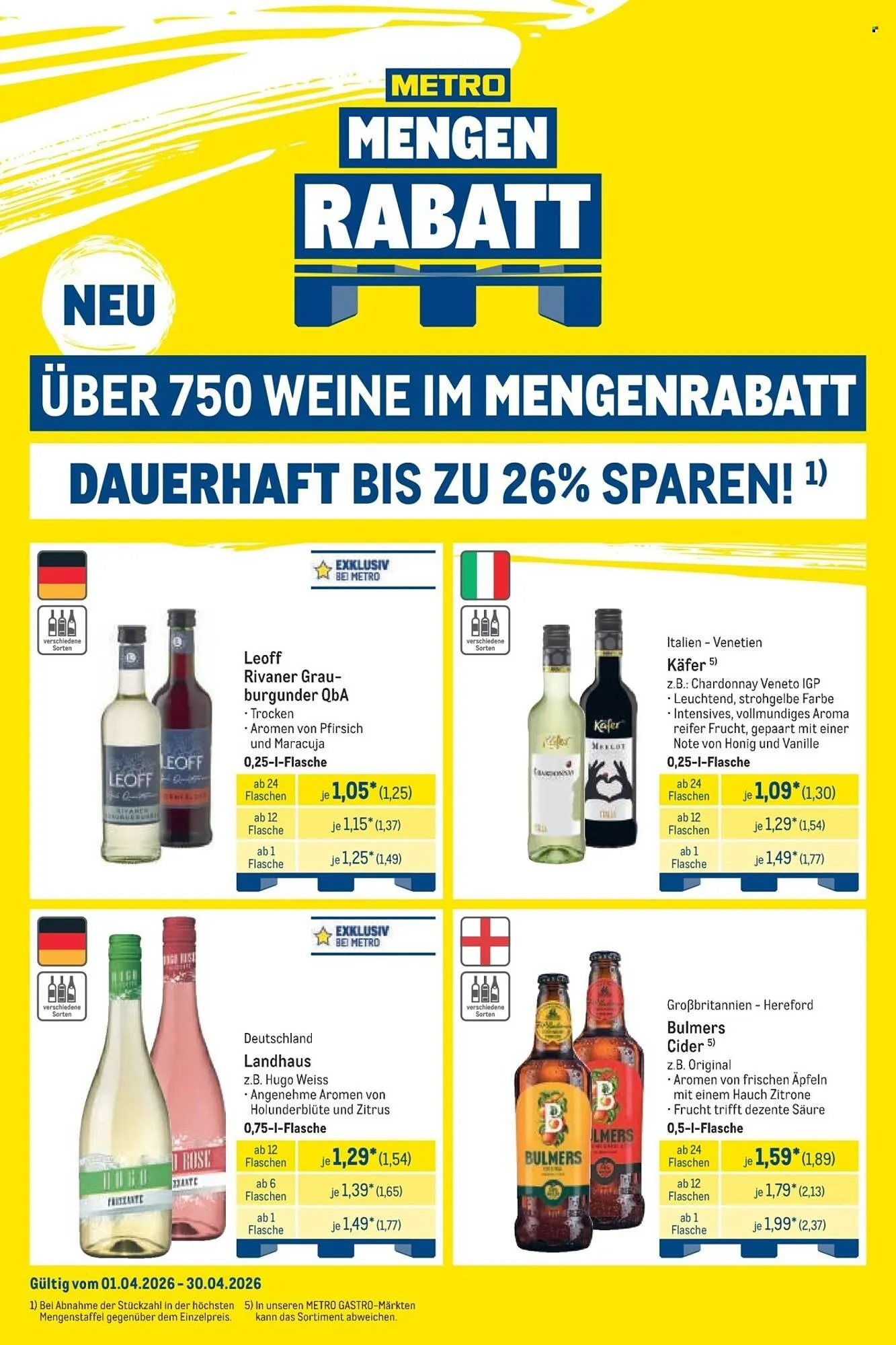 METRO Prospekt von 1. April bis 30. April 2026 - Prospekt seite 6