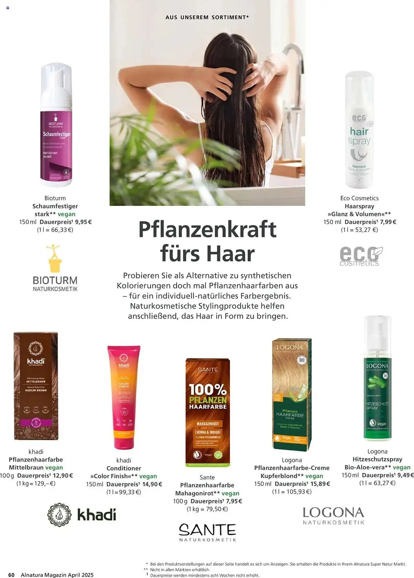 Alnatura Prospekt von 1. April bis 30. April 2025 - Prospekt seite 60