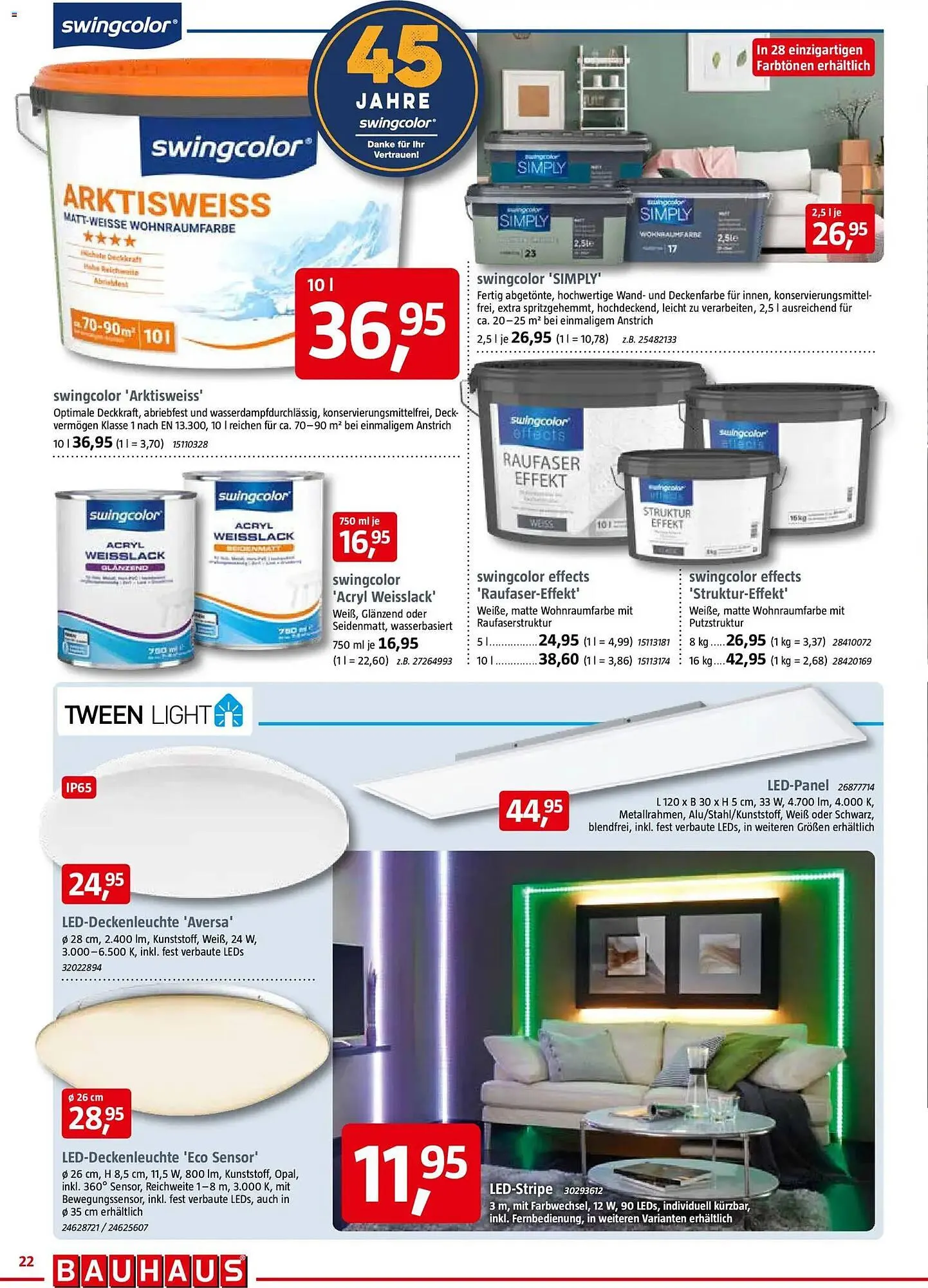 Bauhaus Prospekt von 28. Februar bis 28. März 2026 - Prospekt seite 22