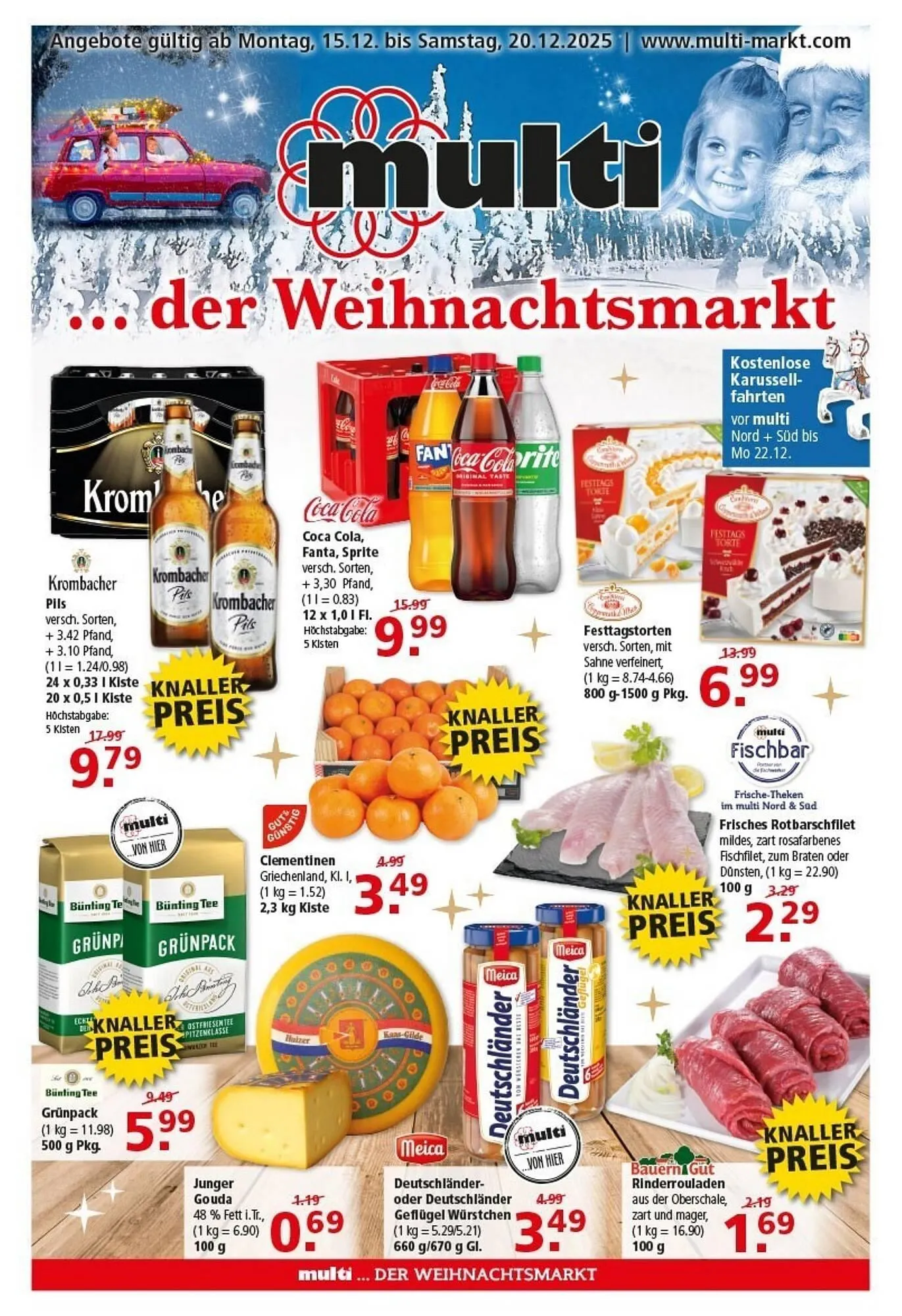 Multi Markt Prospekt von 15. Dezember bis 20. Dezember 2025 - Prospekt seite 1