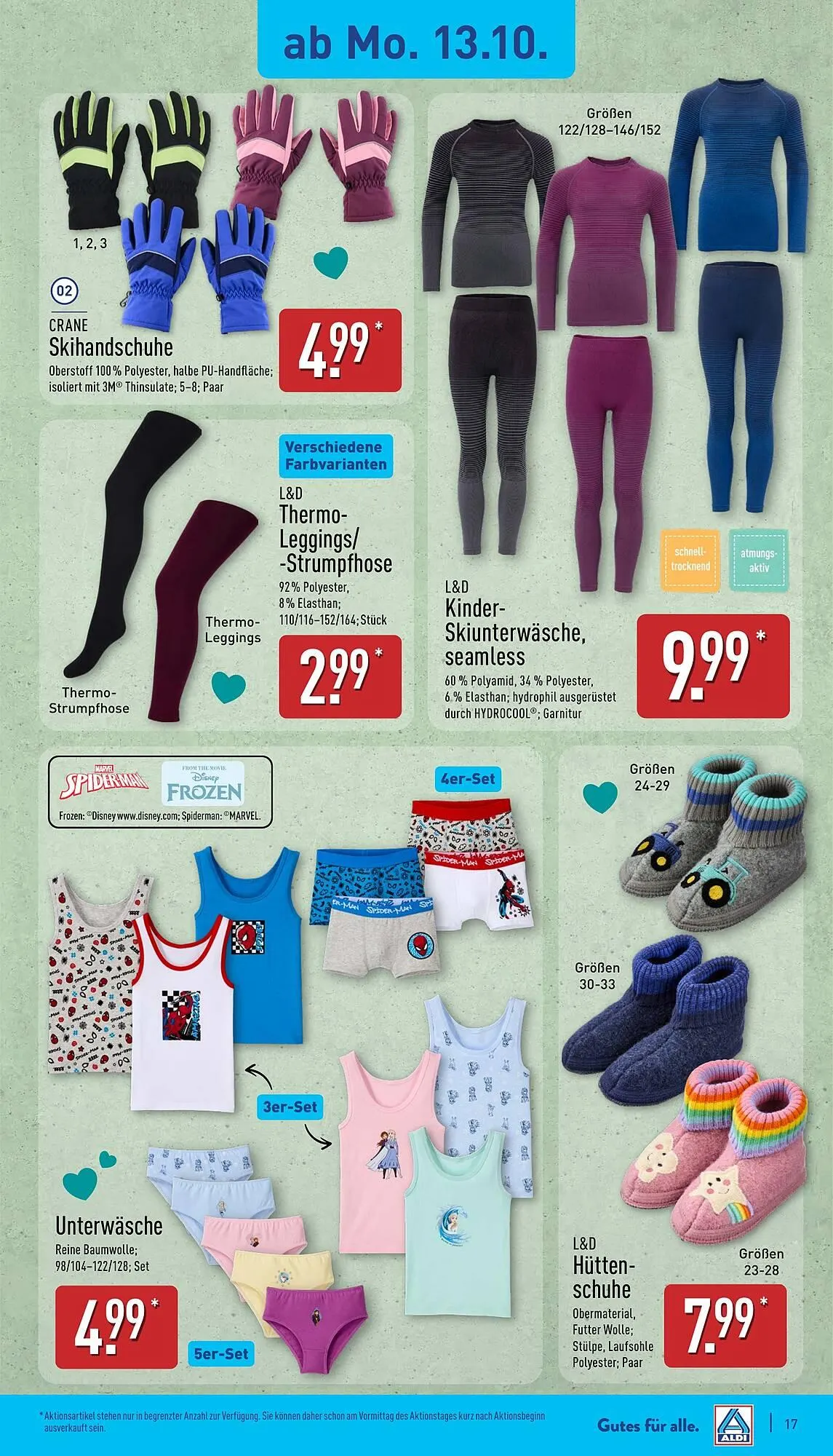 Aldi Nord Prospekt von 13. Oktober bis 19. Oktober 2025 - Prospekt seite 17