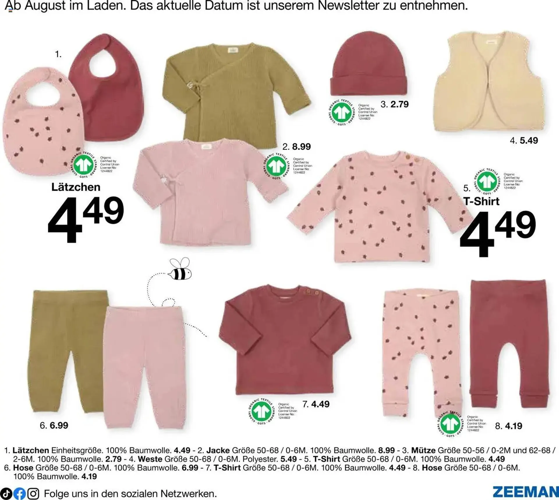 Zeeman Prospekt von 18. Juli bis 31. Dezember 2025 - Prospekt seite 7