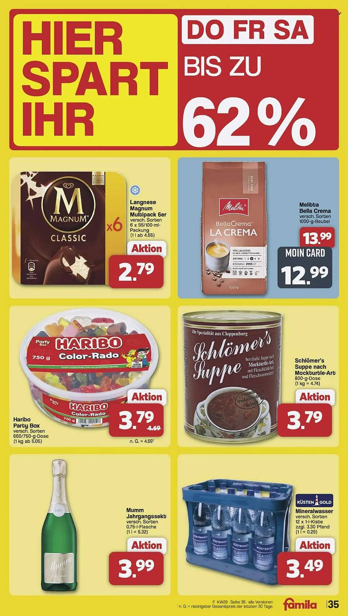 Famila Nord Ost Prospekt von 14. Juli bis 19. Juli 2025 - Prospekt seite 35