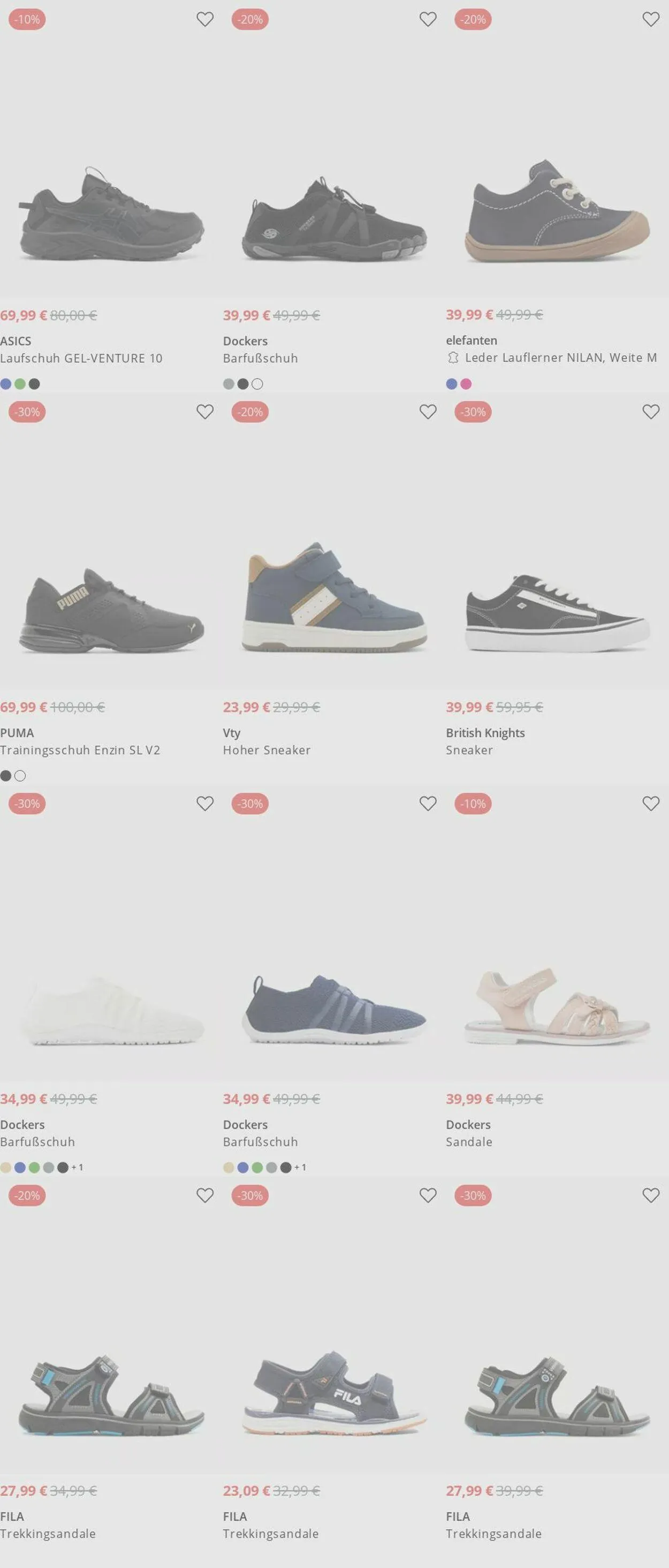 Deichmann von 17. März bis 26. März 2025 - Prospekt seite 10