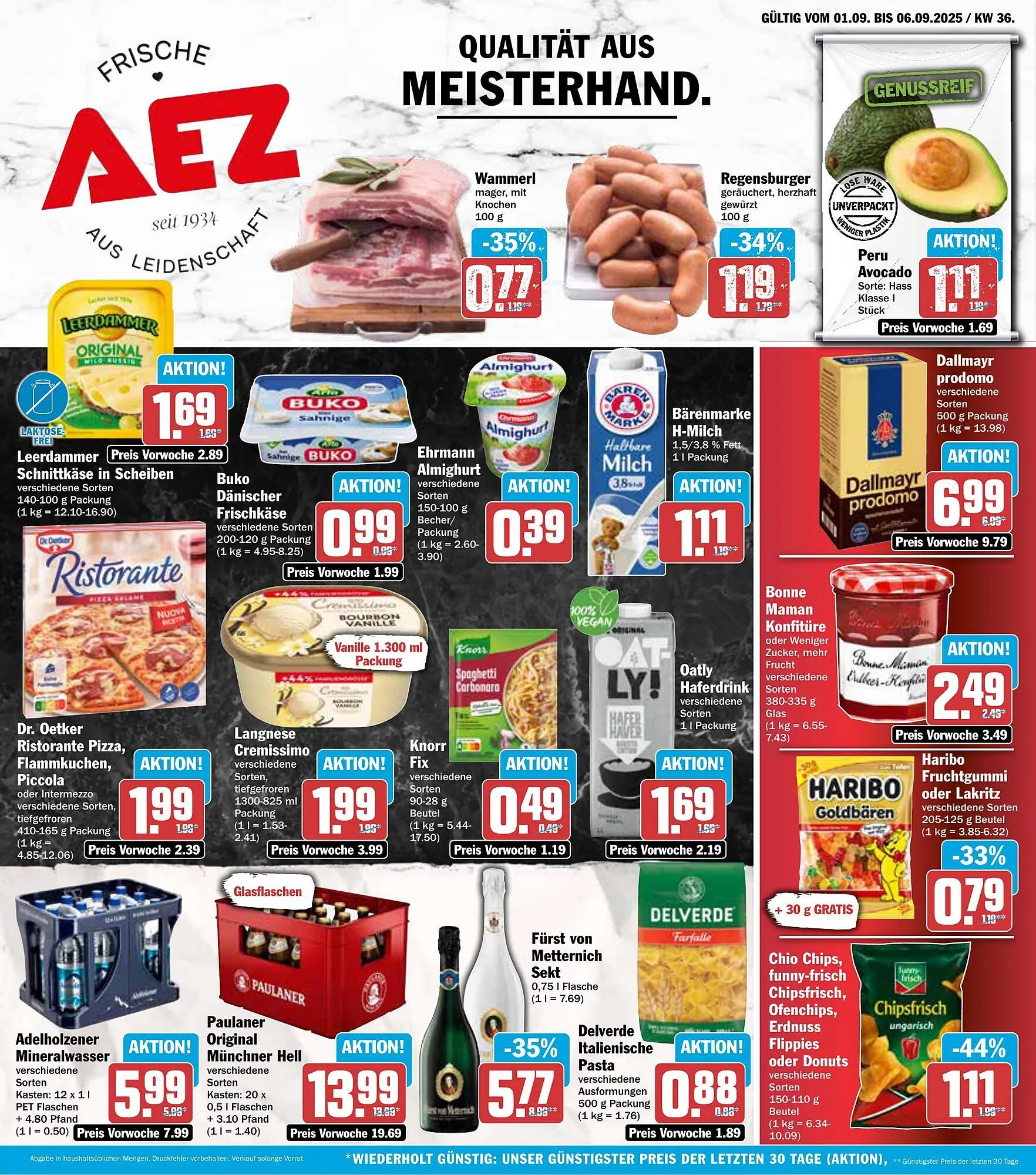 AEZ Prospekt von 1. September bis 6. September 2025 - Prospekt seite 1