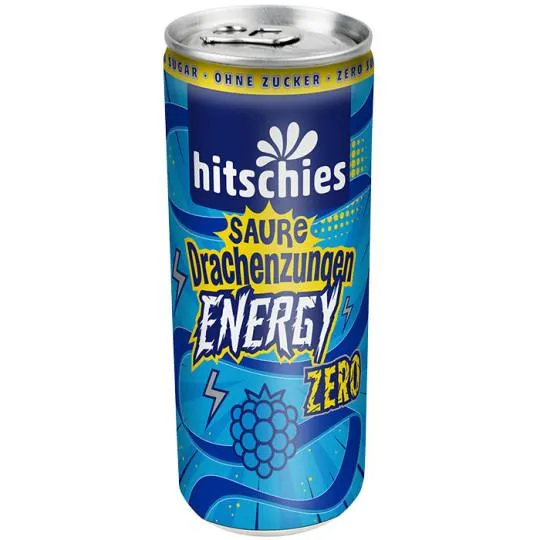 Hitschler Hitschies Saure Drachenzungen Energy Zero 0,25L