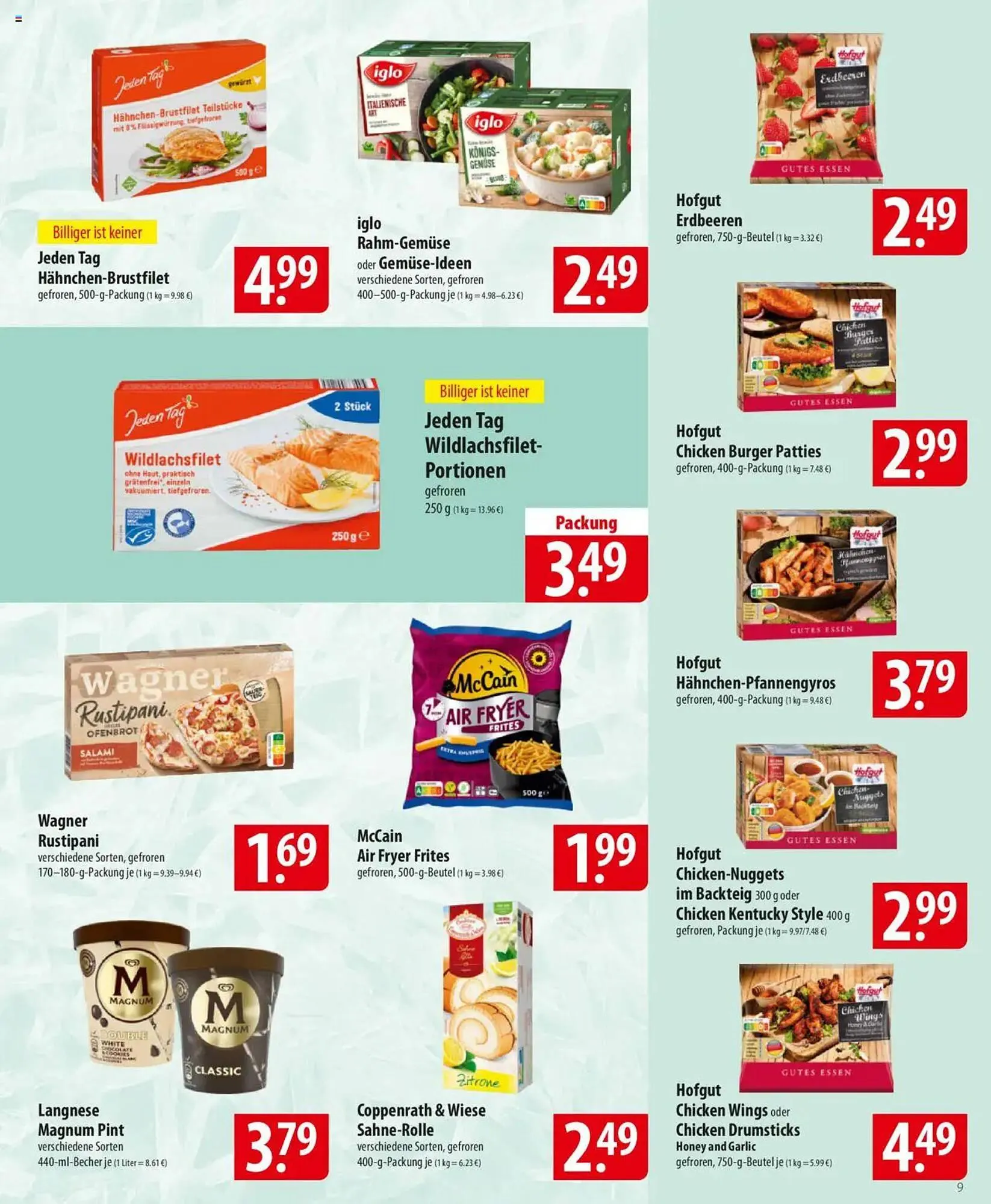 Famila Nord Ost Prospekt von 22. April bis 26. April 2025 - Prospekt seite 9