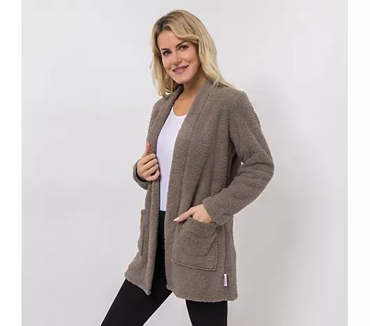COZEE HOME Lounge Cardigan uni MF Fluffy Bouclé