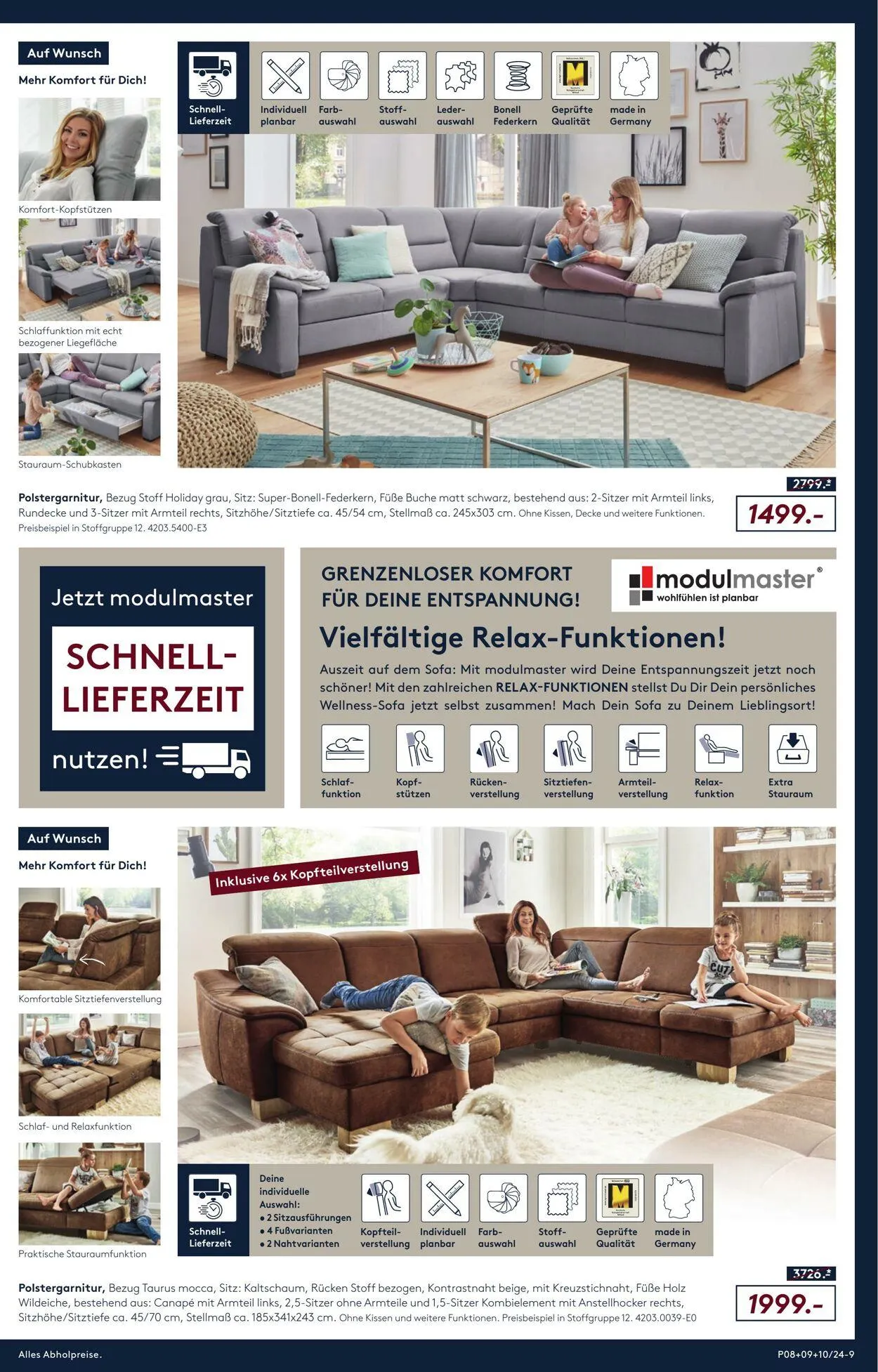 Möbel Rieger Aktueller Prospekt von 2. Juli bis 16. Juli 2025 - Prospekt seite 9