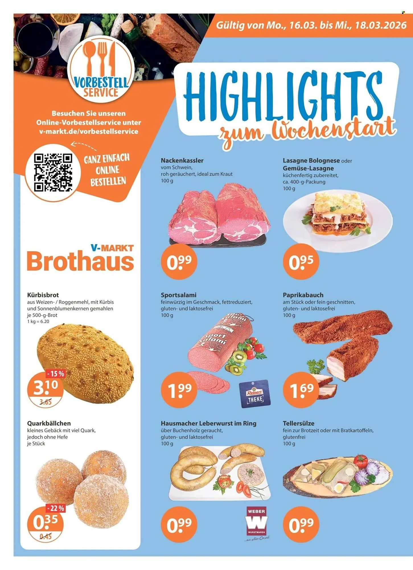V Markt Prospekt von 12. März bis 18. März 2026 - Prospekt seite 22