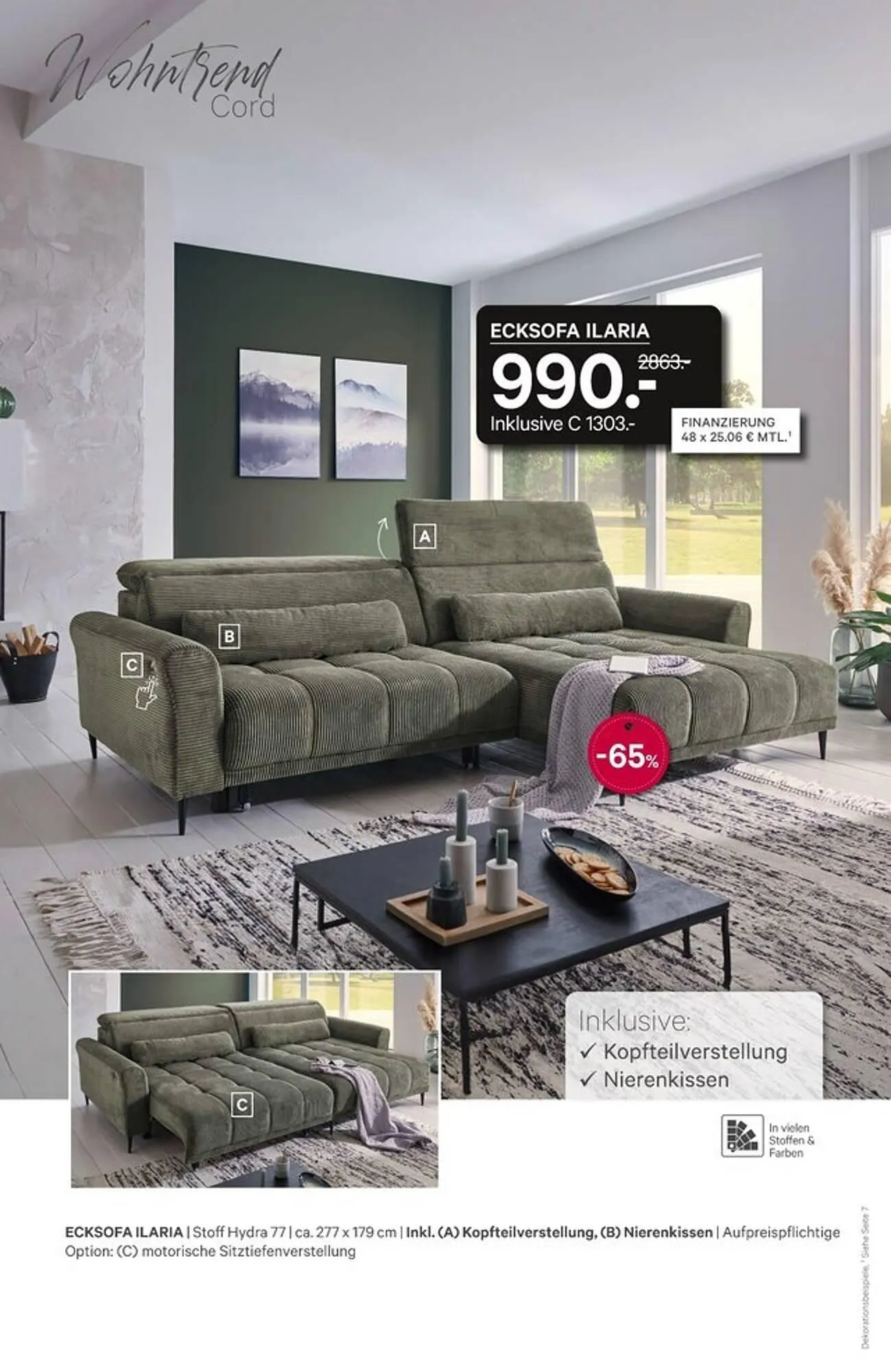 Kabs Polsterwelt Prospekt von 11. April bis 1. Mai 2025 - Prospekt seite 9