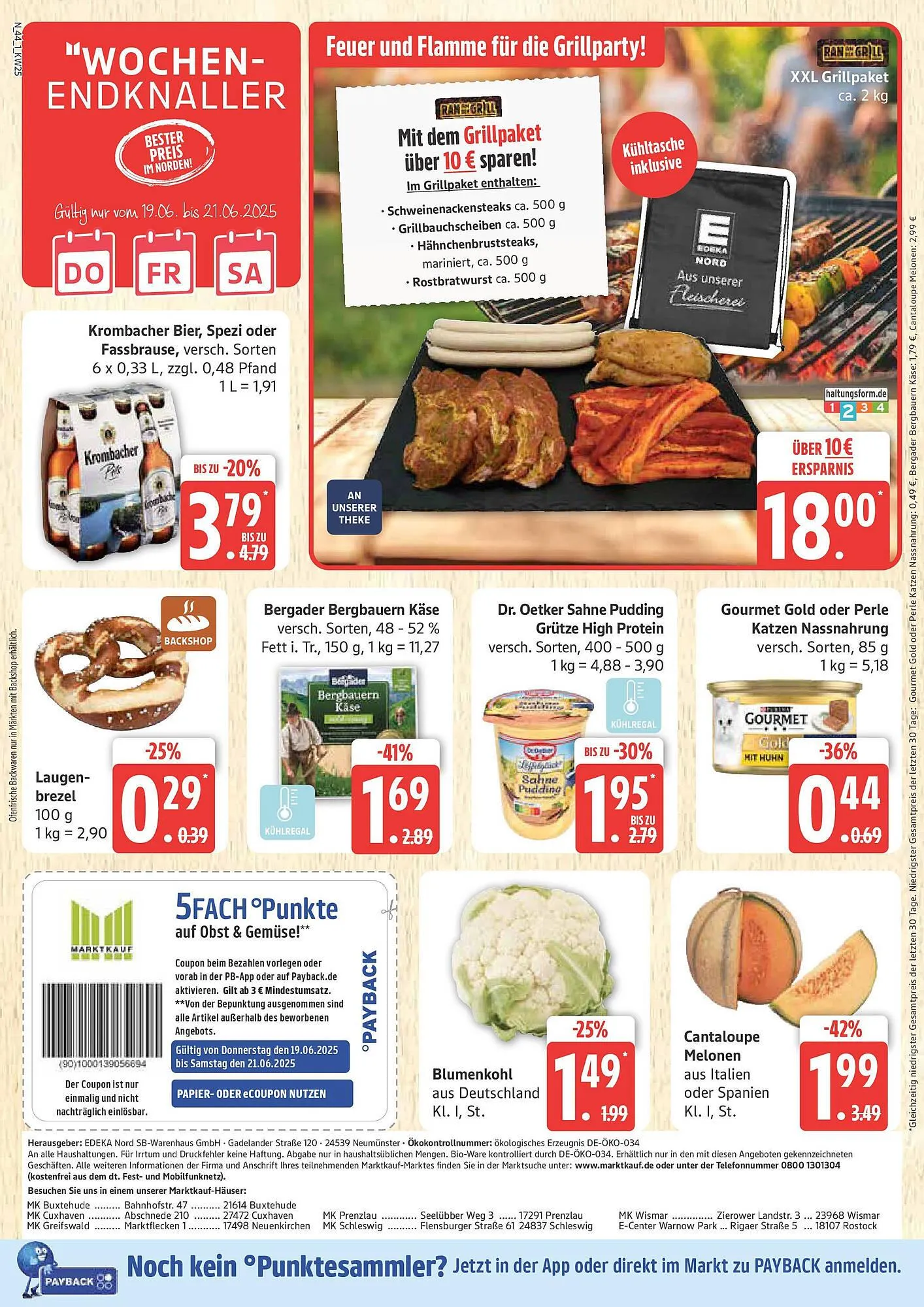 Marktkauf Prospekt von 16. Juni bis 21. Juni 2025 - Prospekt seite 44