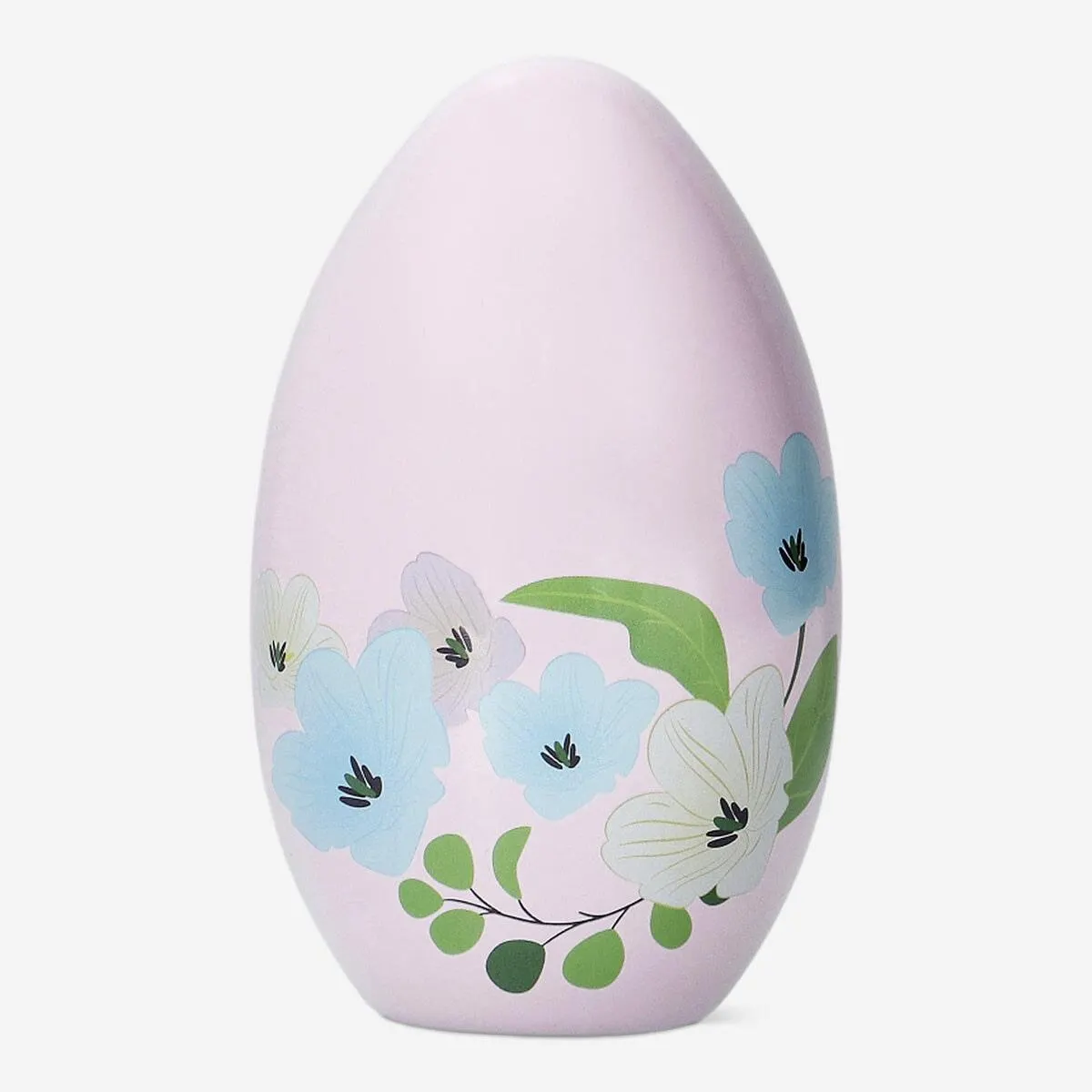 Floral Easter egg in metal - Large
