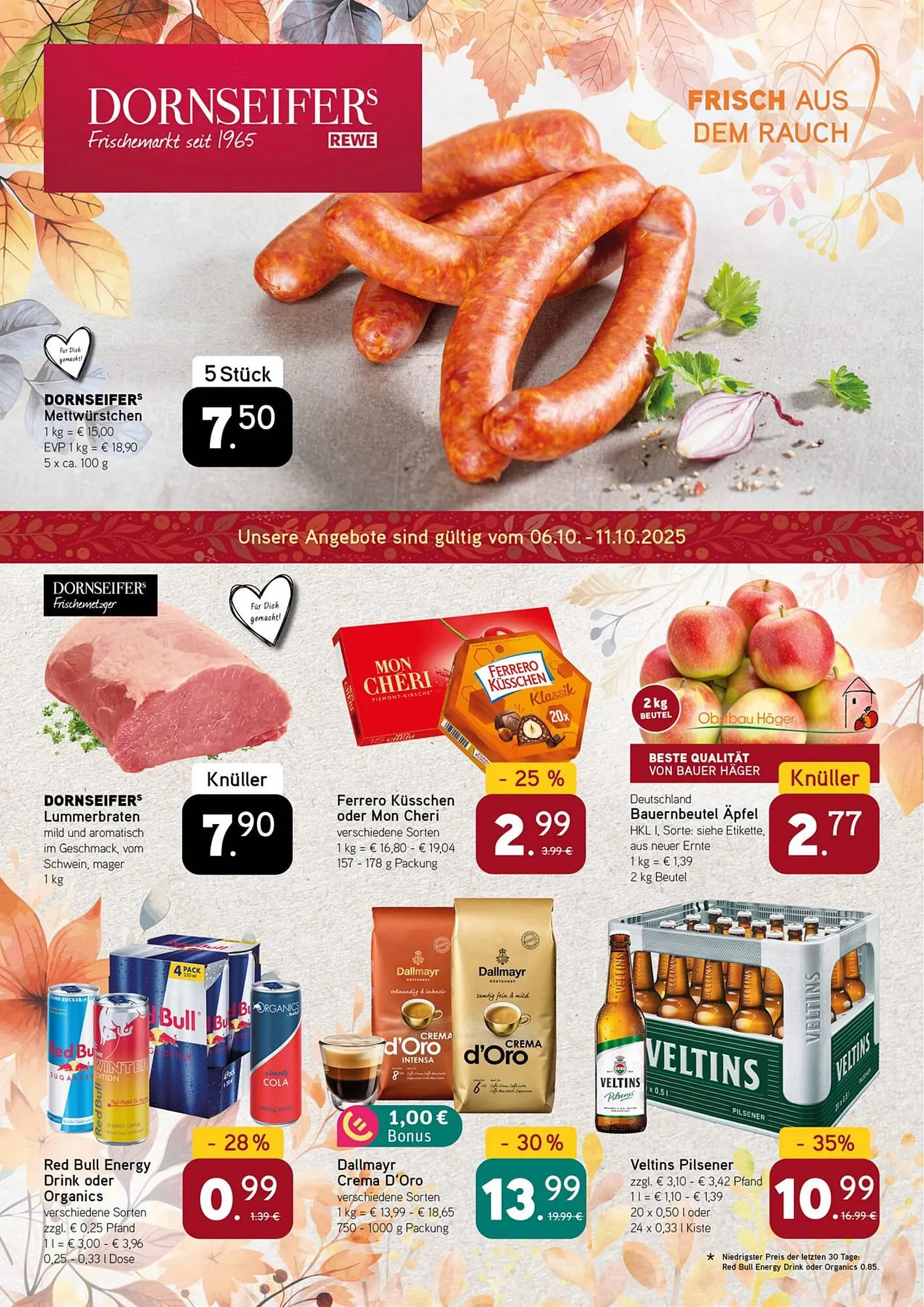 Dornseifer Prospekt von 6. Oktober bis 11. Oktober 2025 - Prospekt seite 1