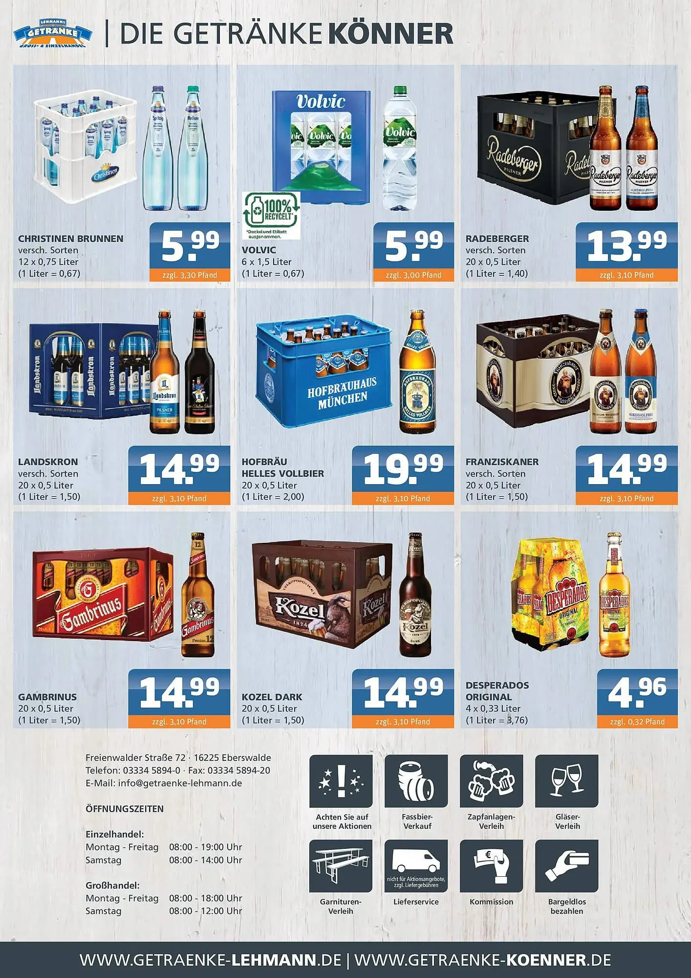 Getränke Lehmann Prospekt von 18. Januar bis 31. Januar 2026 - Prospekt seite 3