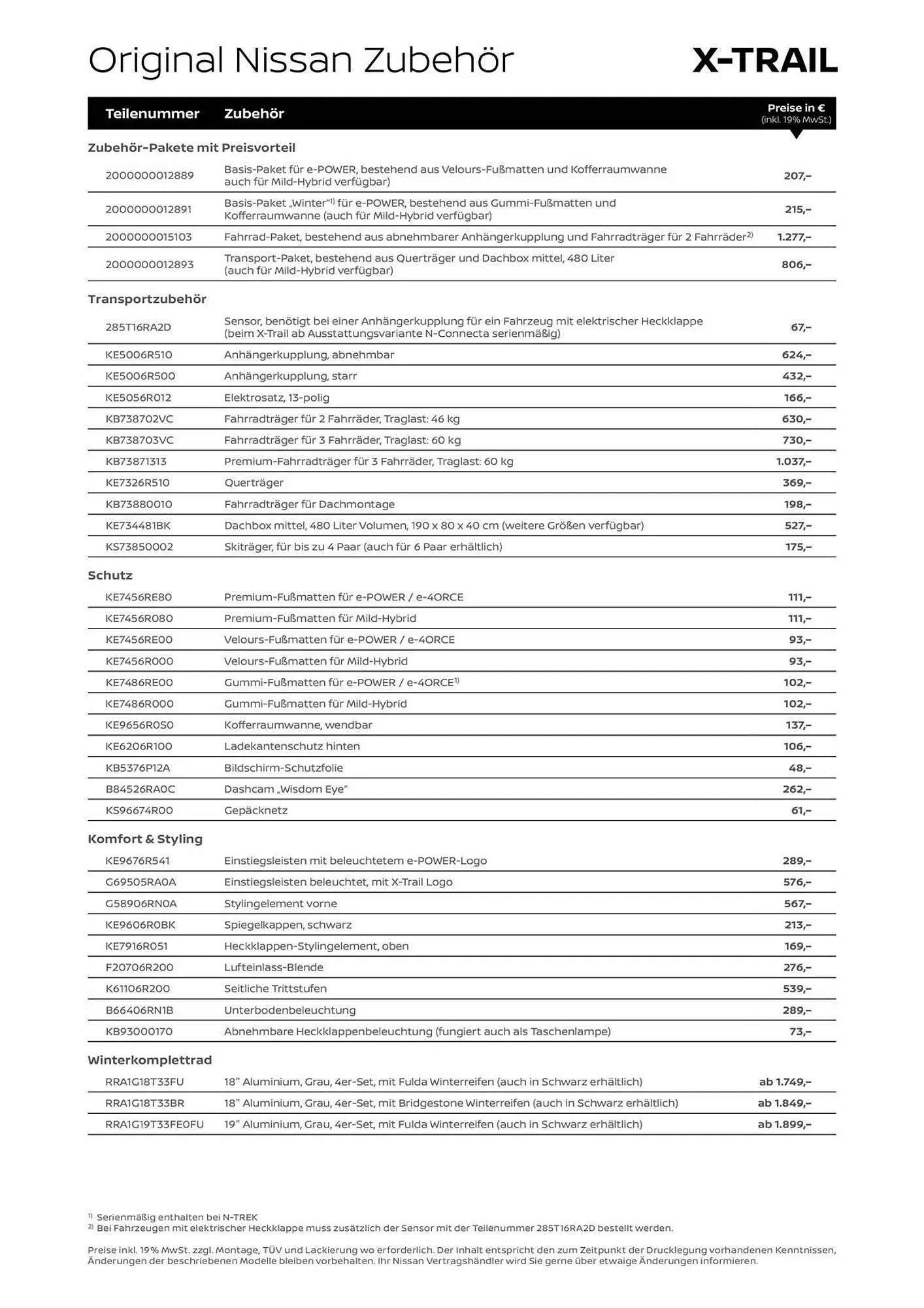 Nissan Prospekt von 25. März bis 8. April 2026 - Prospekt seite 7
