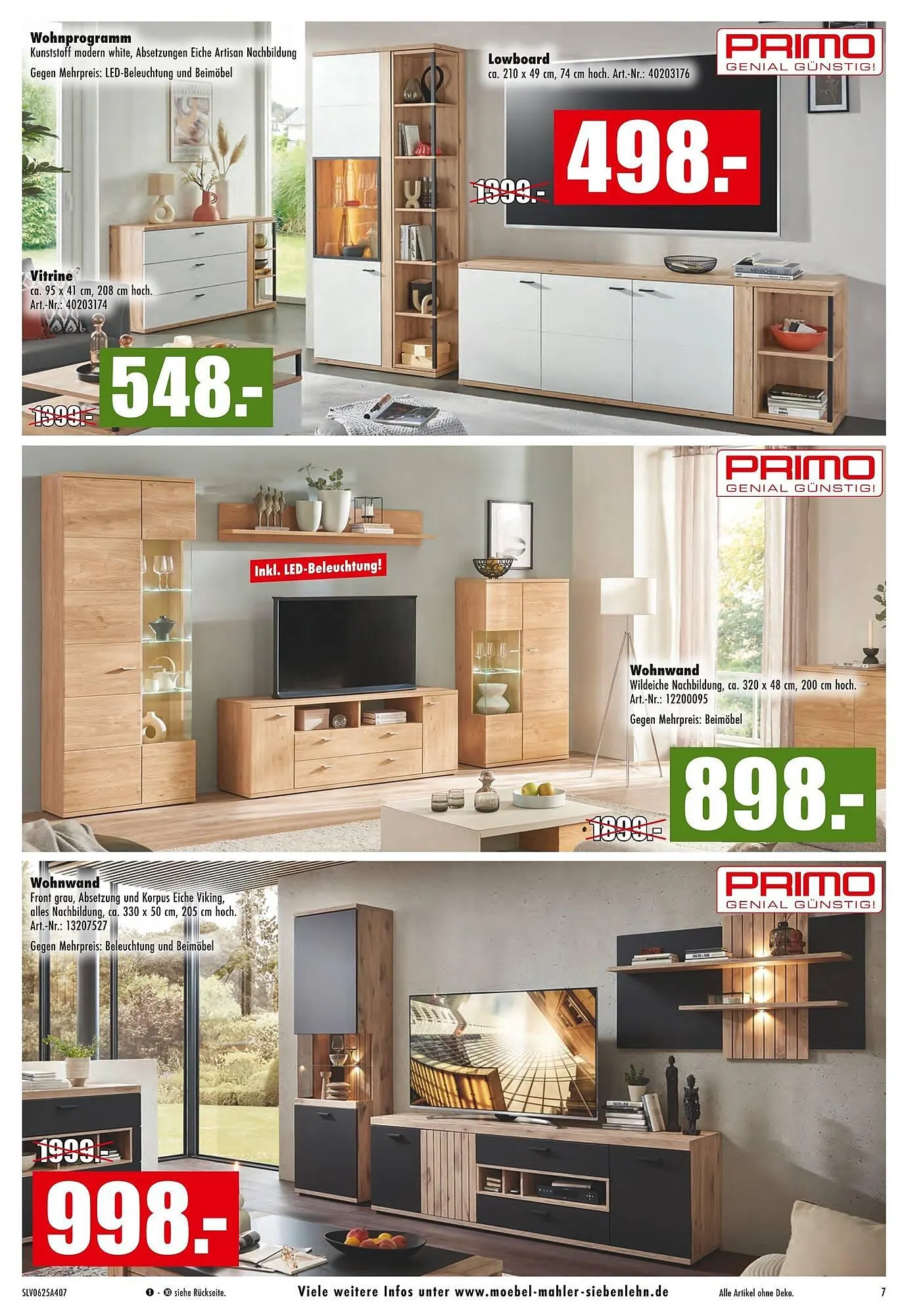 Möbel Mahler Prospekt von 16. Juli bis 29. Juli 2025 - Prospekt seite 7