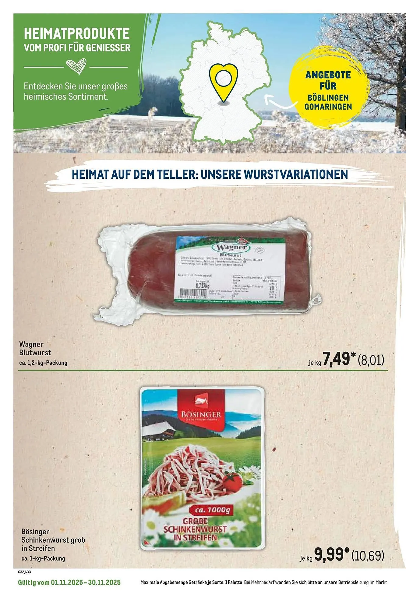 METRO Prospekt von 1. November bis 1. Dezember 2025 - Prospekt seite 126