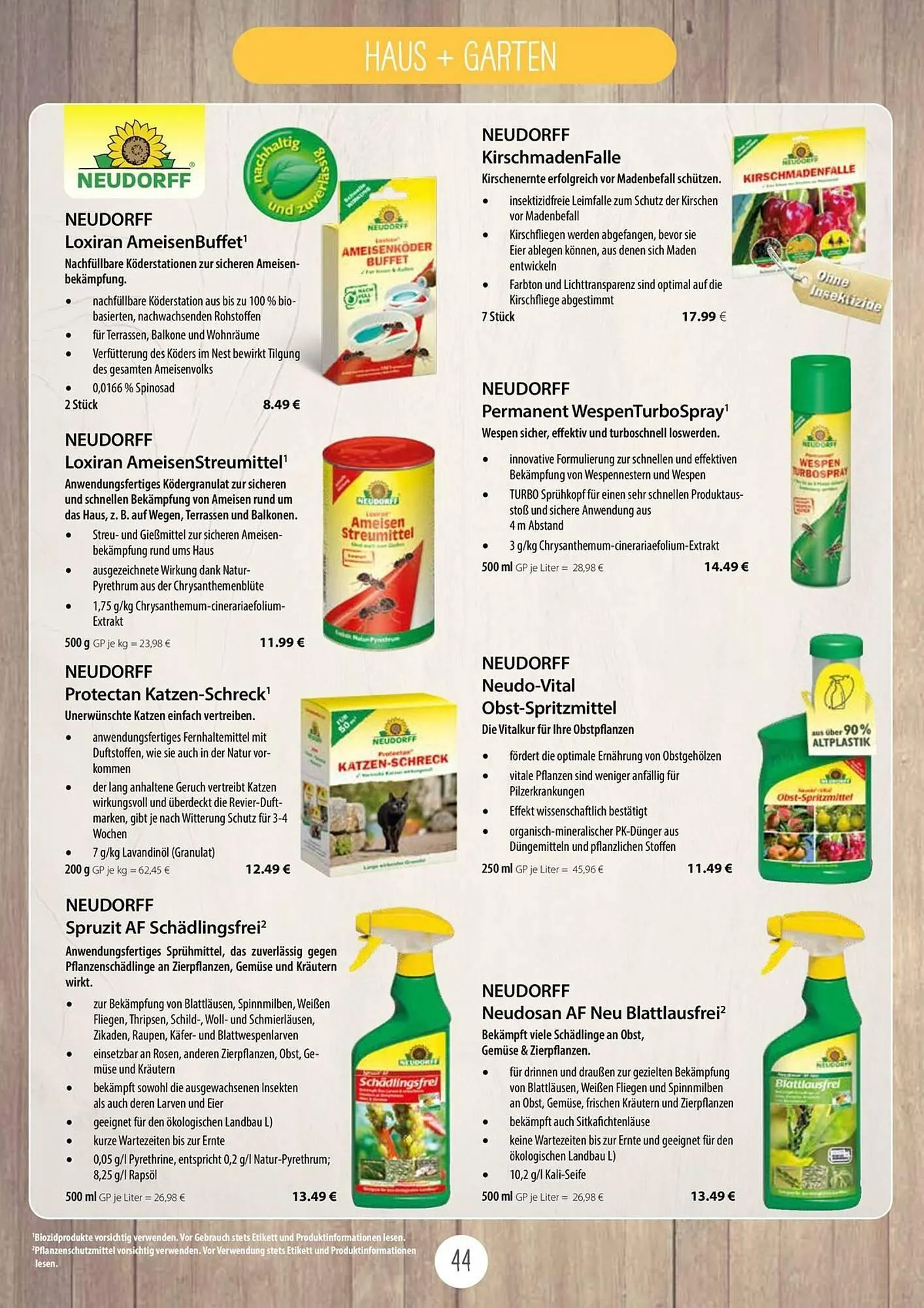 Kiebitzmarkt Prospekt von 16. April bis 31. August 2025 - Prospekt seite 44