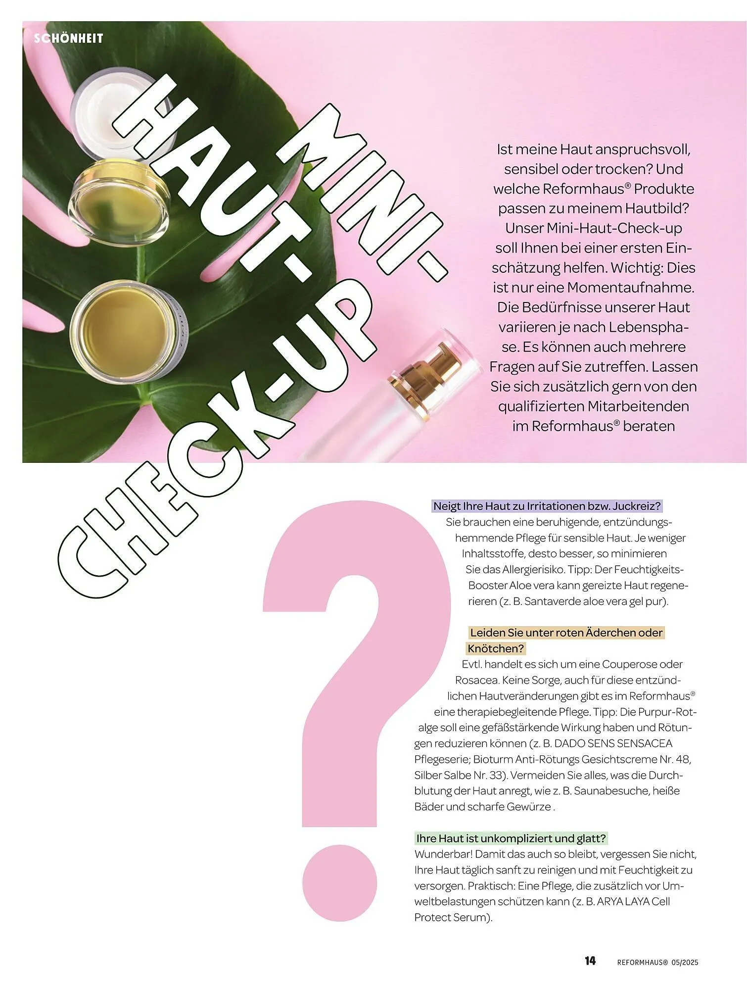 Reformhaus Prospekt von 1. Mai bis 31. Mai 2025 - Prospekt seite 14