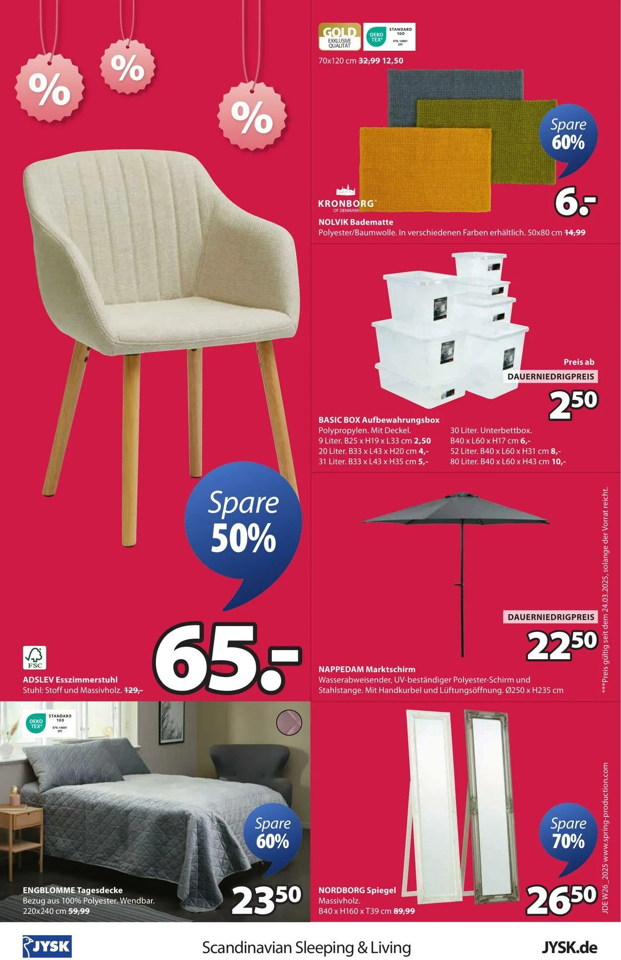 JYSK von 30. Juni bis 6. Juli 2025 - Prospekt seite 17