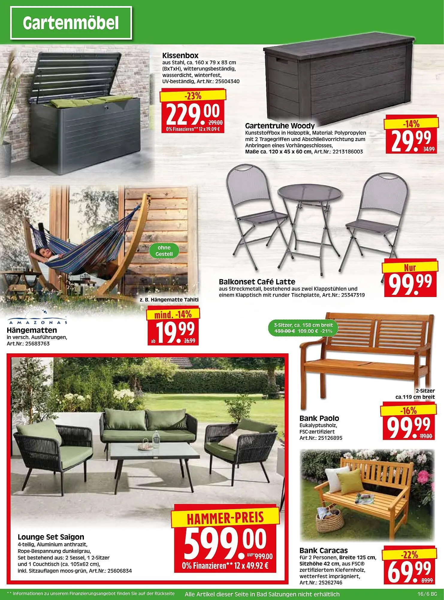 Herkules Baumarkt Prospekt von 14. April bis 19. April 2025 - Prospekt seite 6