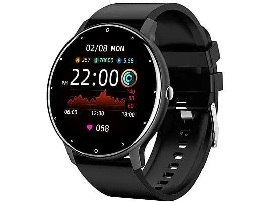 MANIKE Storm infinity Max Smartwatch stainless steel Silikon, 140 - 210 mm, Schwarz