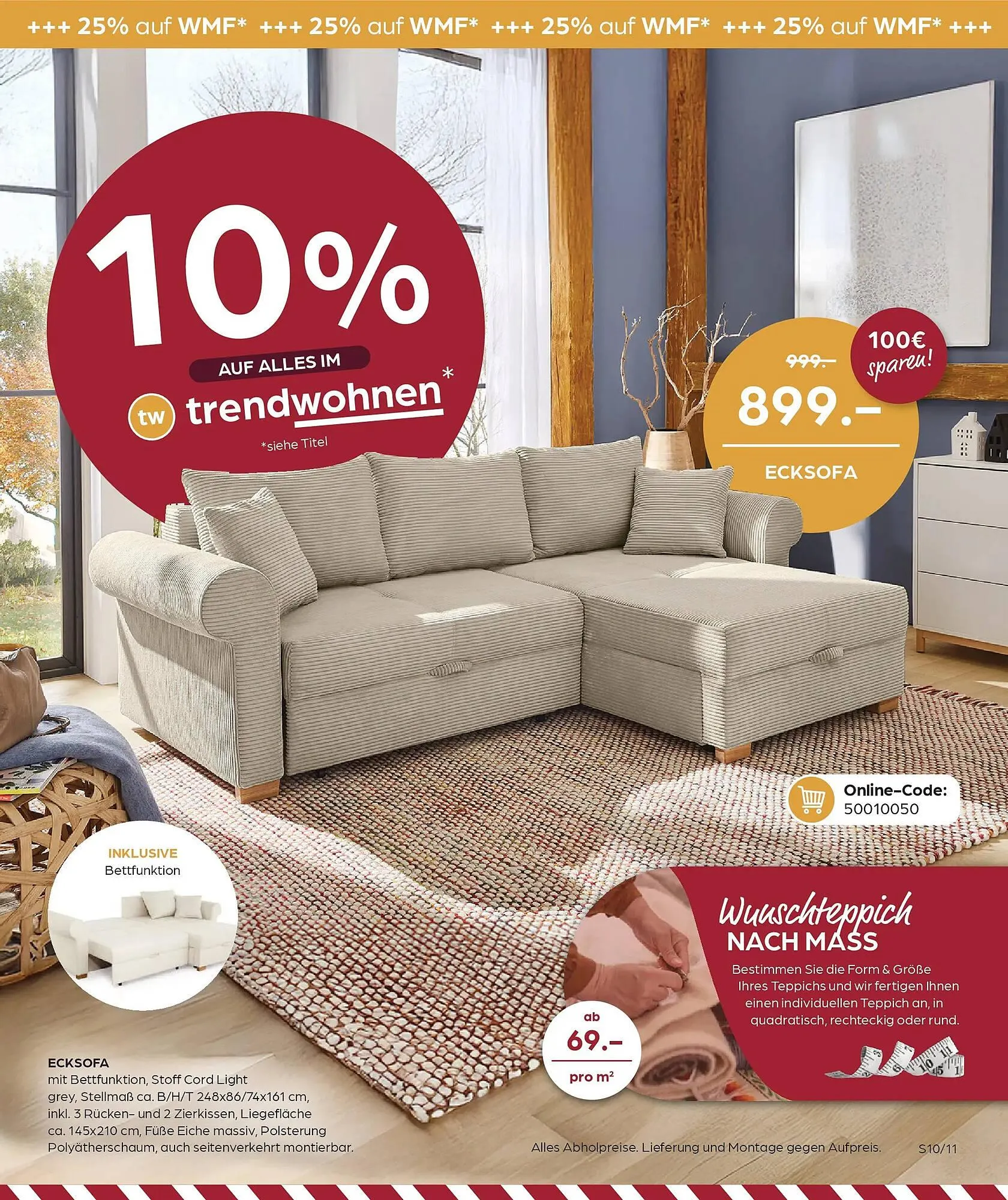 Kabs Polsterwelt Prospekt von 26. Dezember bis 12. Januar 2026 - Prospekt seite 11