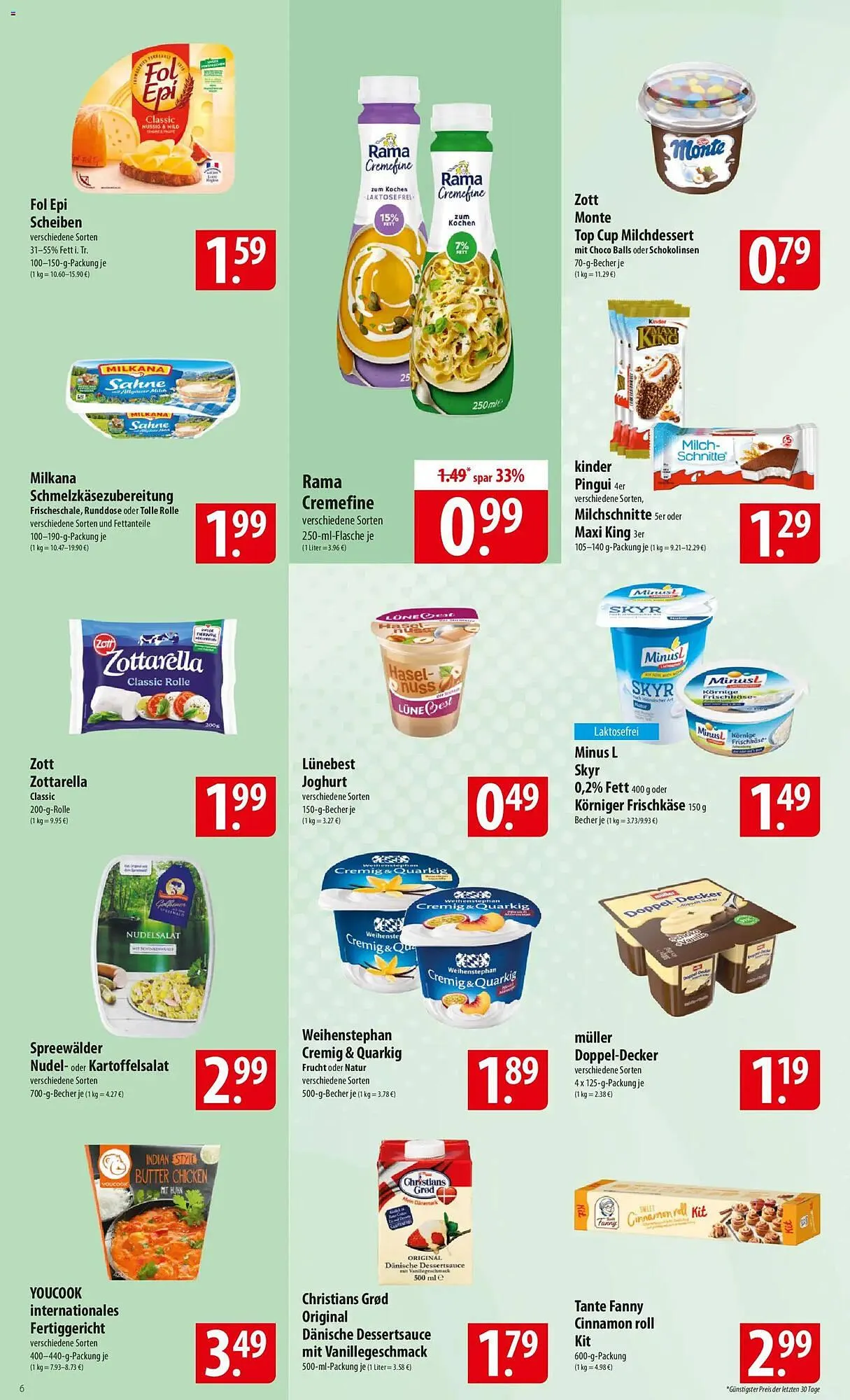 Famila Nord Ost Prospekt von 3. November bis 8. November 2025 - Prospekt seite 6