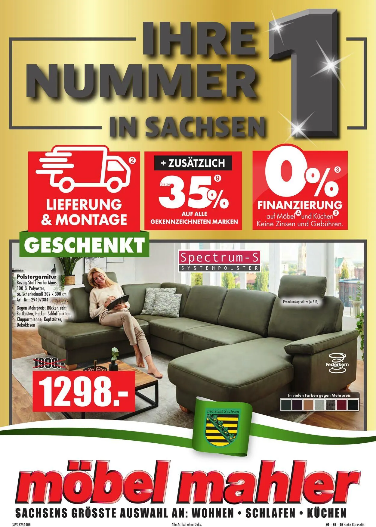 Möbel Mahler Aktueller Prospekt von 24. September bis 8. Oktober 2025 - Prospekt seite 1