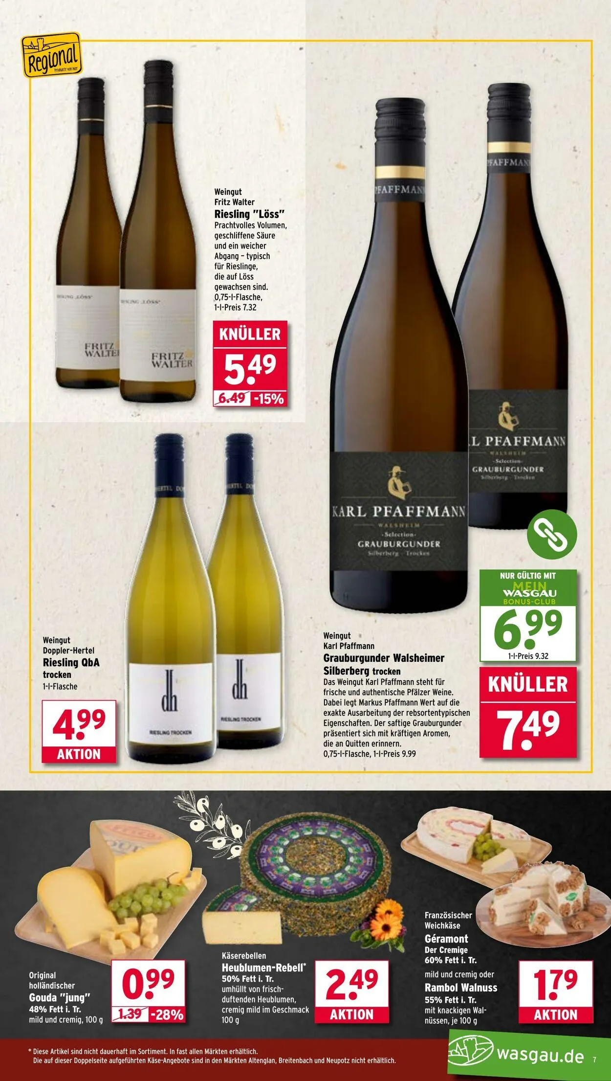 Wasgau von 11. August bis 16. August 2025 - Prospekt seite 7