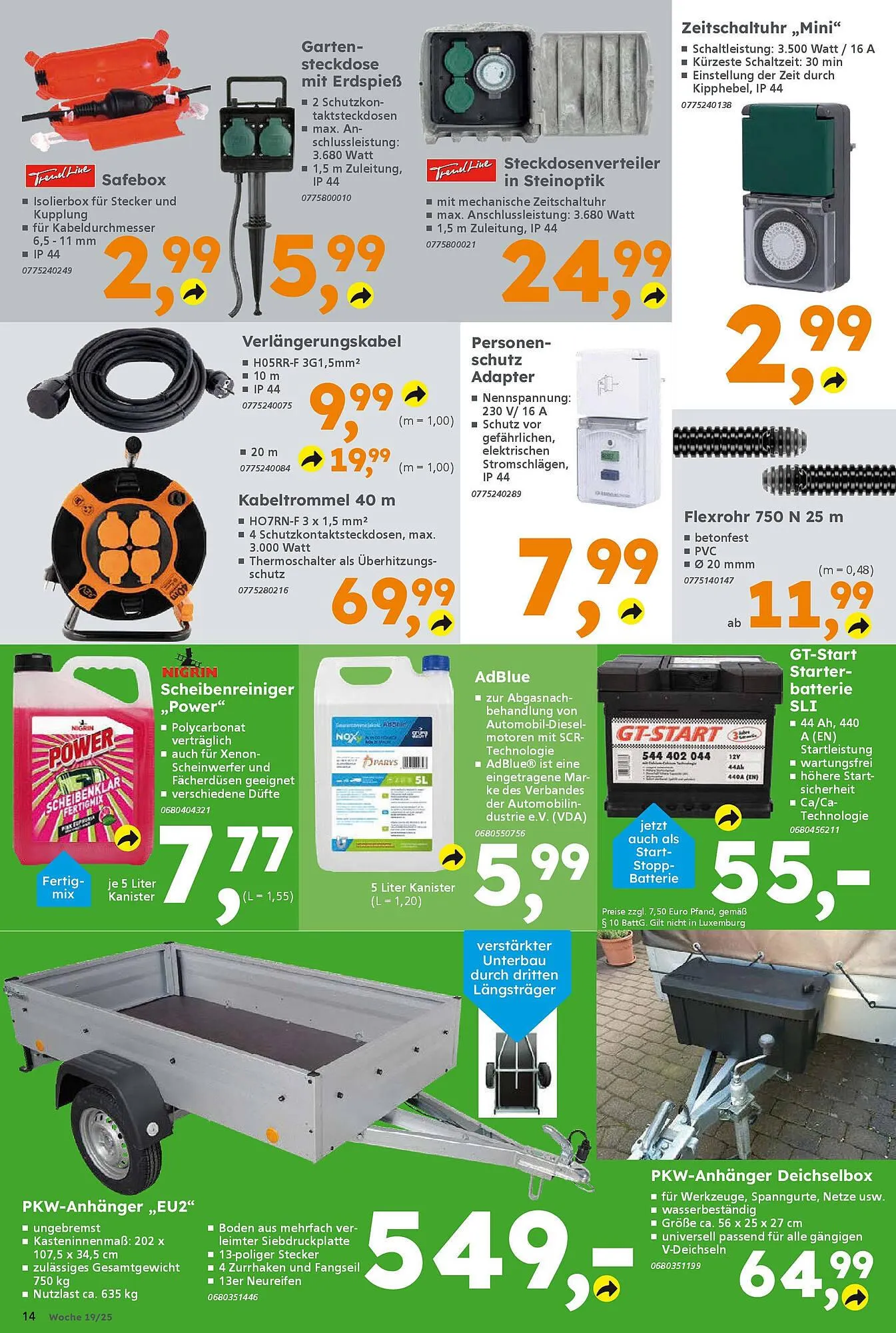 Globus Baumarkt Prospekt von 4. Mai bis 10. Mai 2025 - Prospekt seite 14